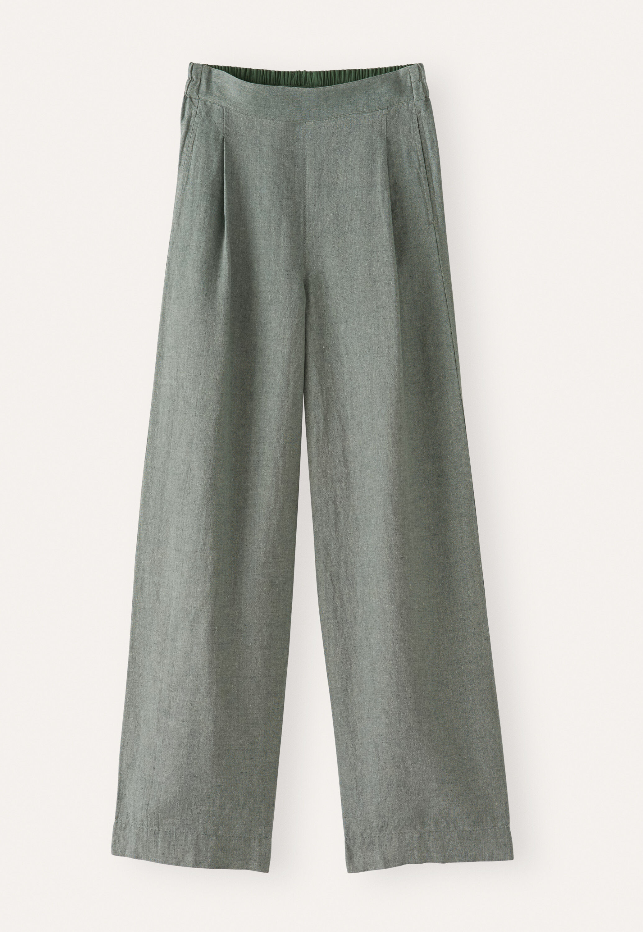 Flat-front trousers