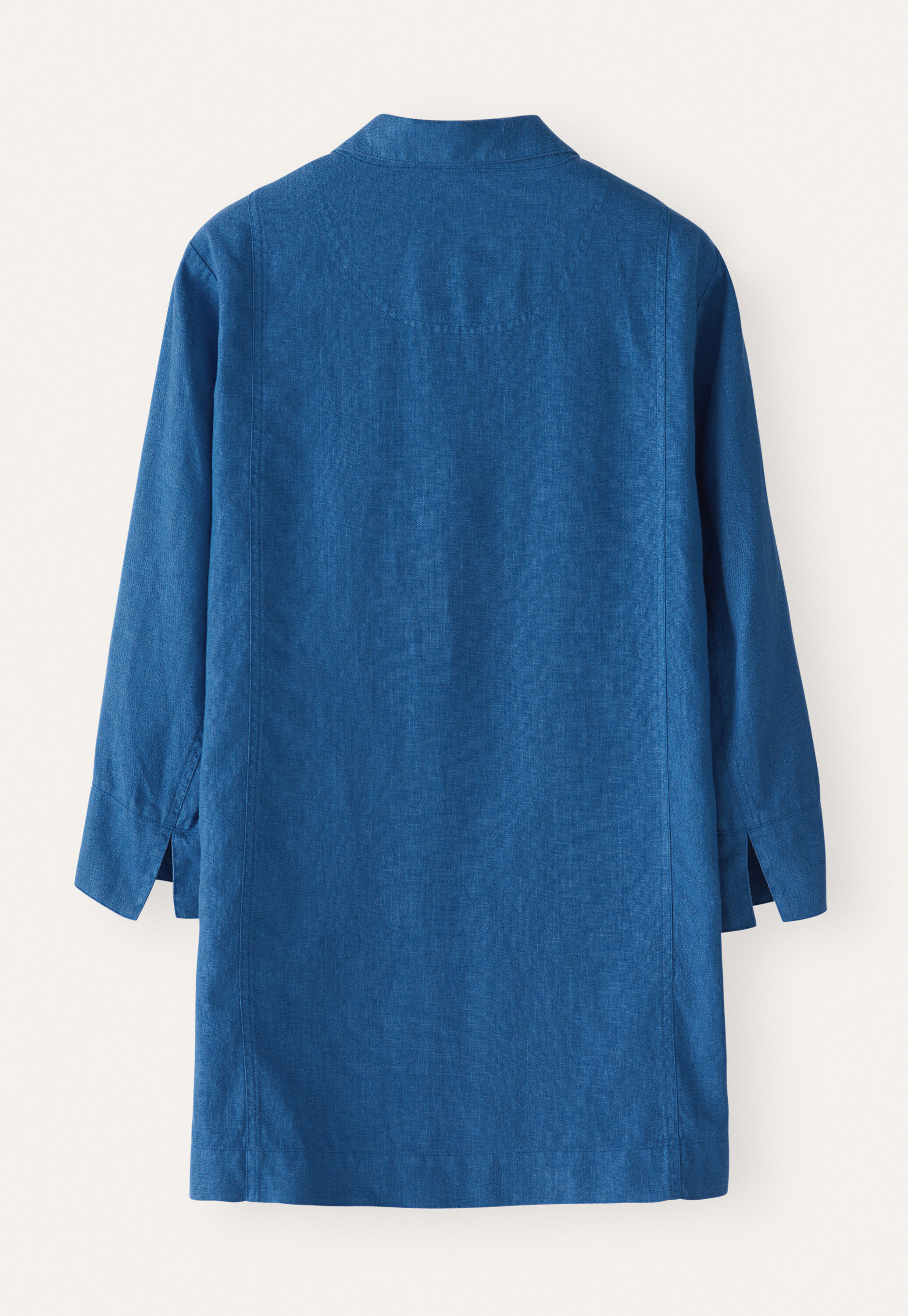 Notch-neck tunic