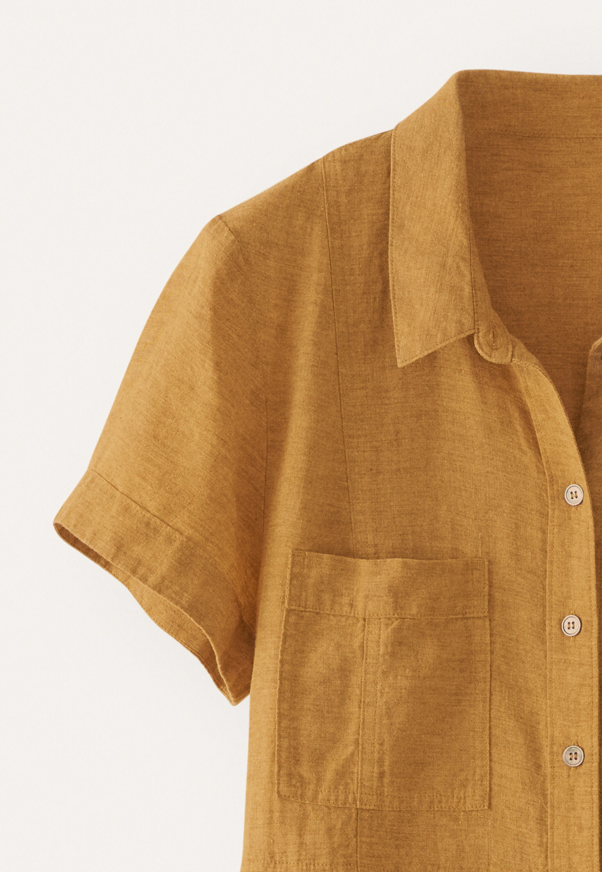 Gathered-waist dress