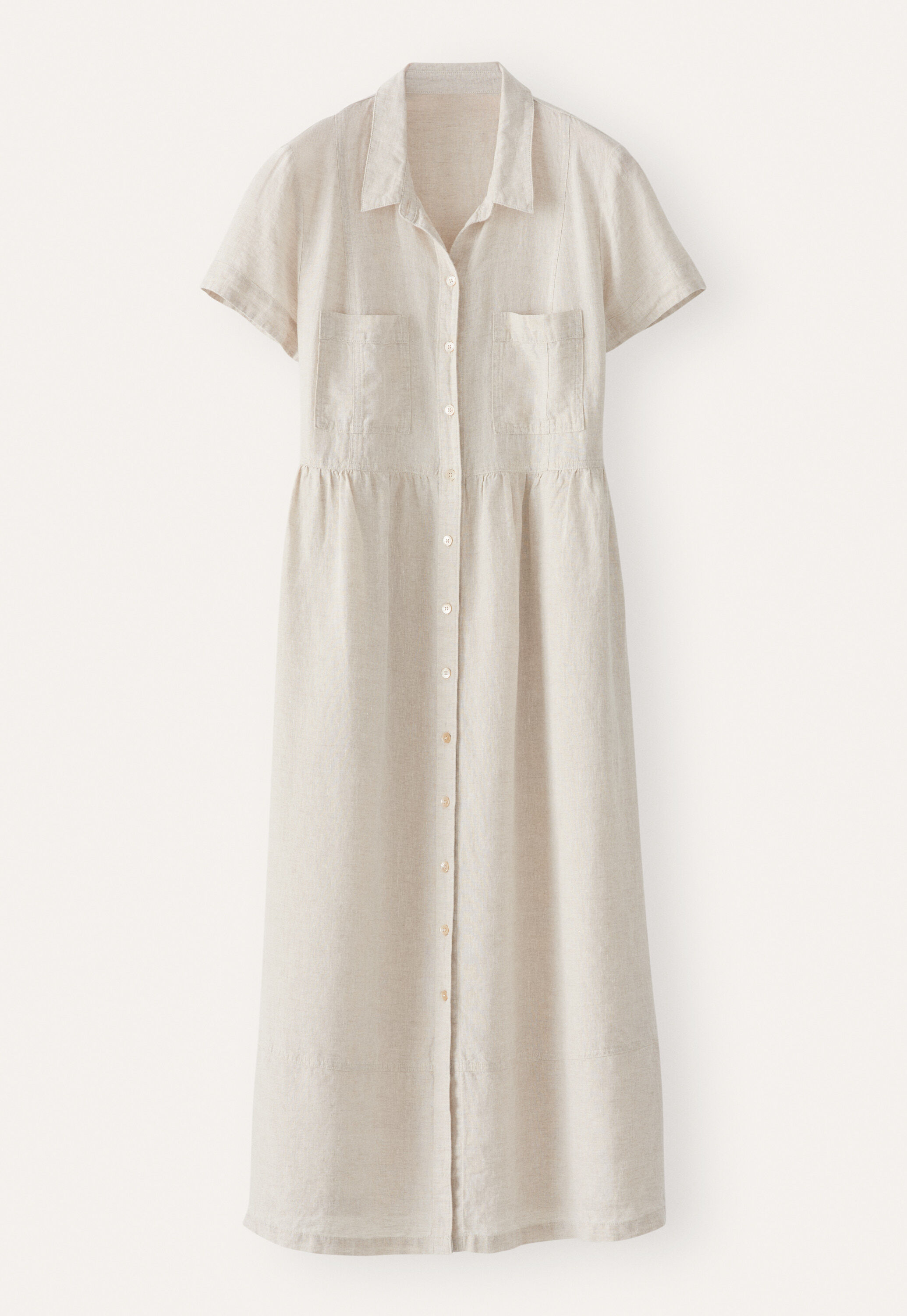 Gathered-waist dress
