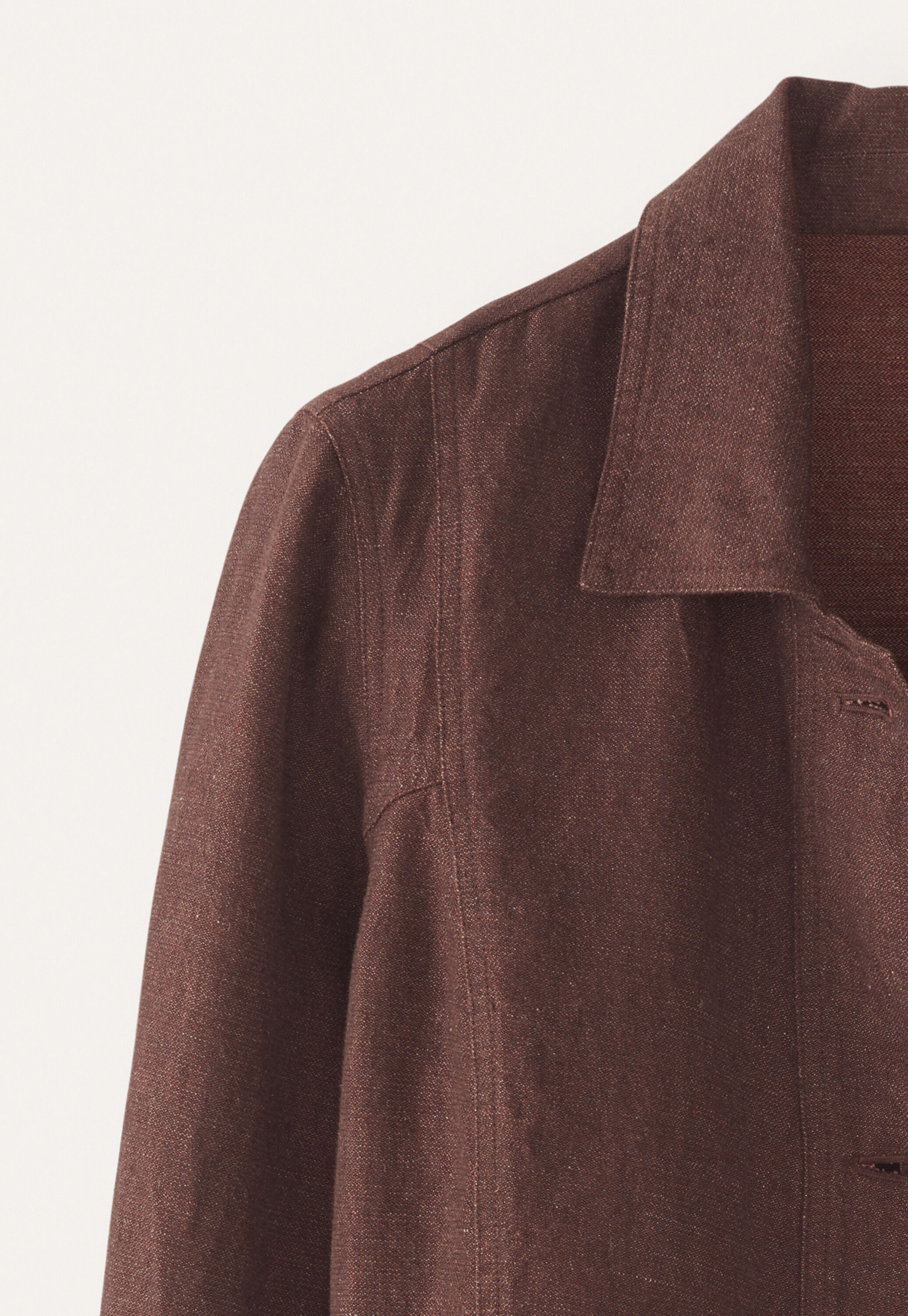 Boxy jacket, Blush brown, large