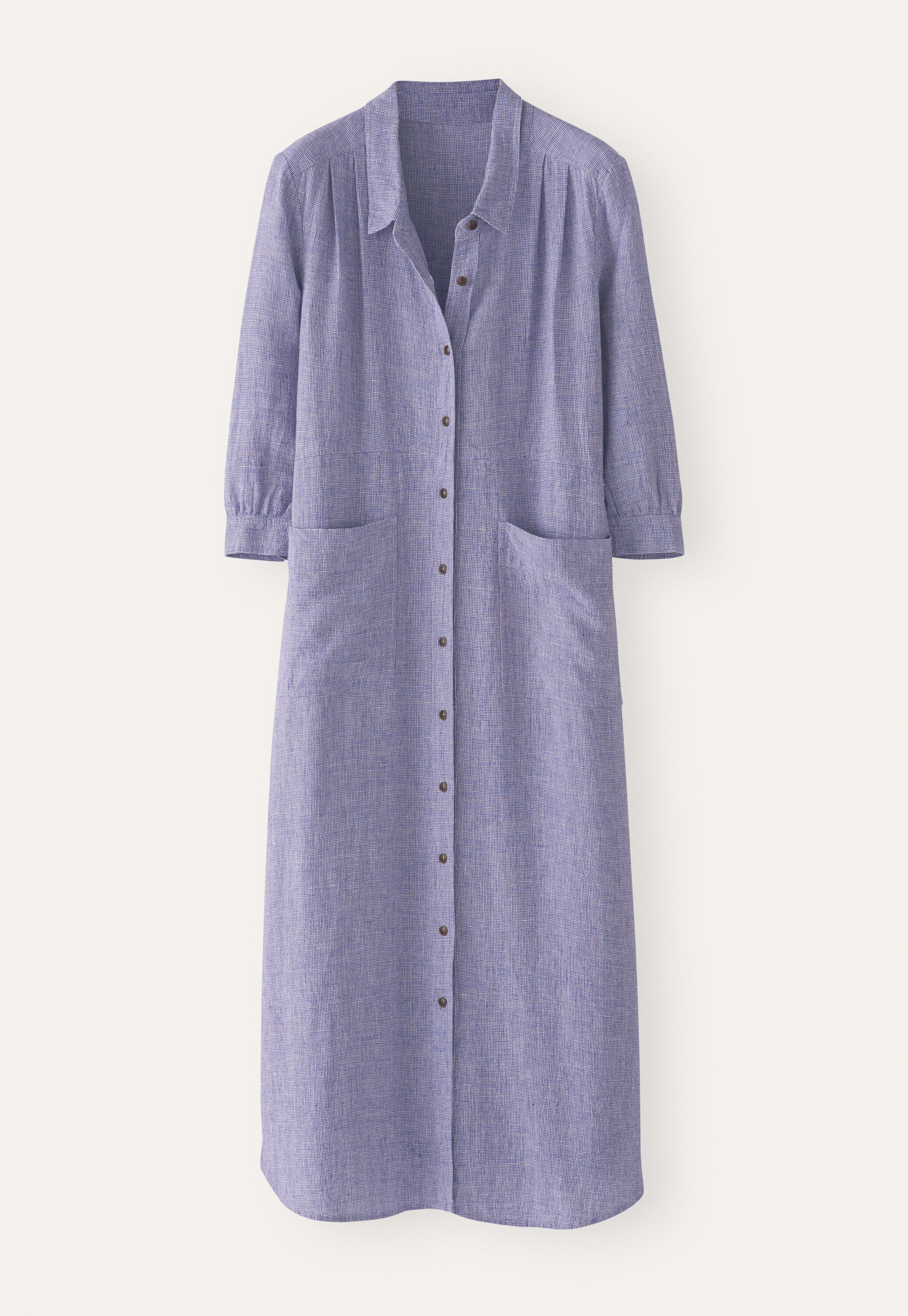 Pleat-detail dress
