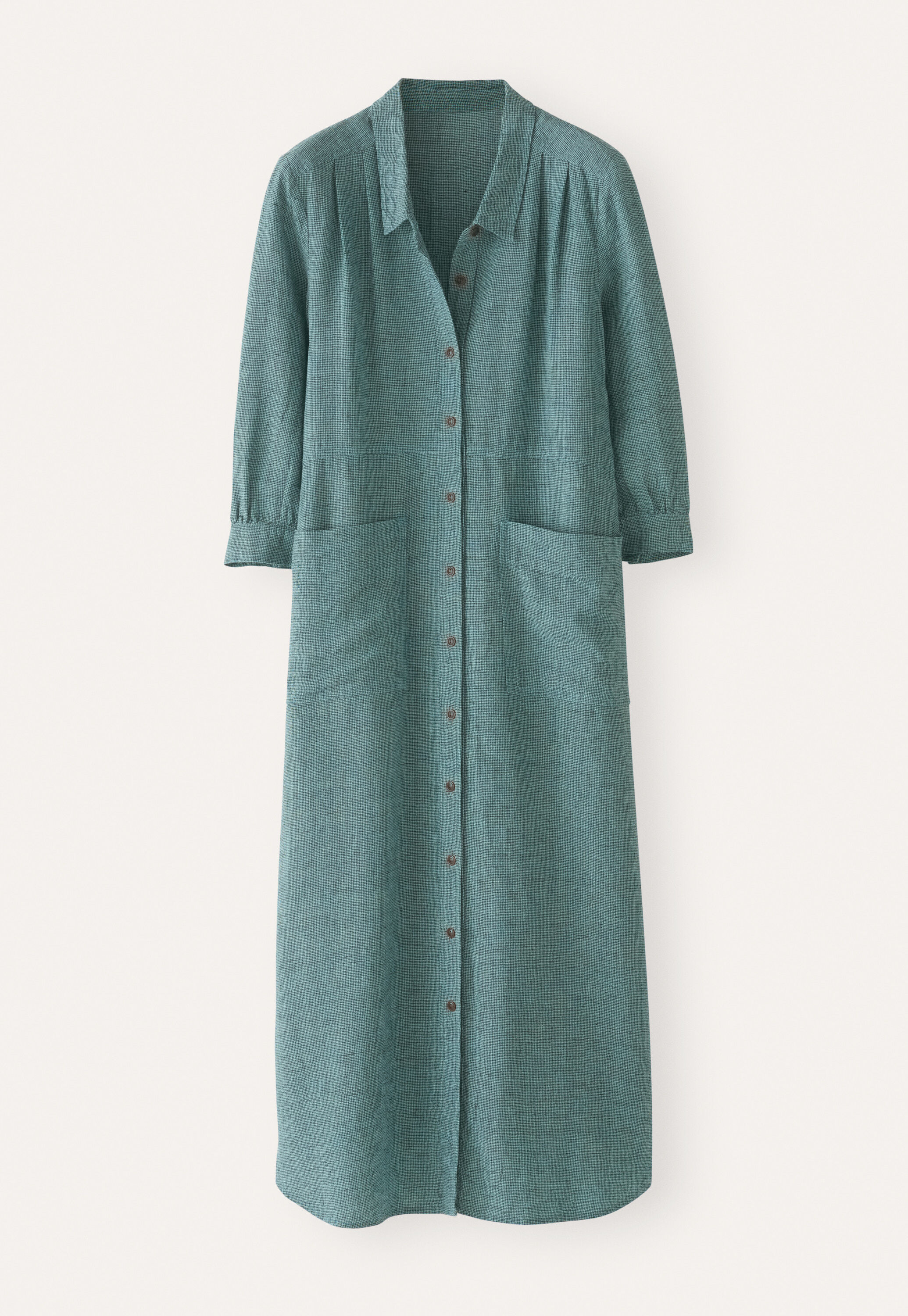 Pleat-detail dress
