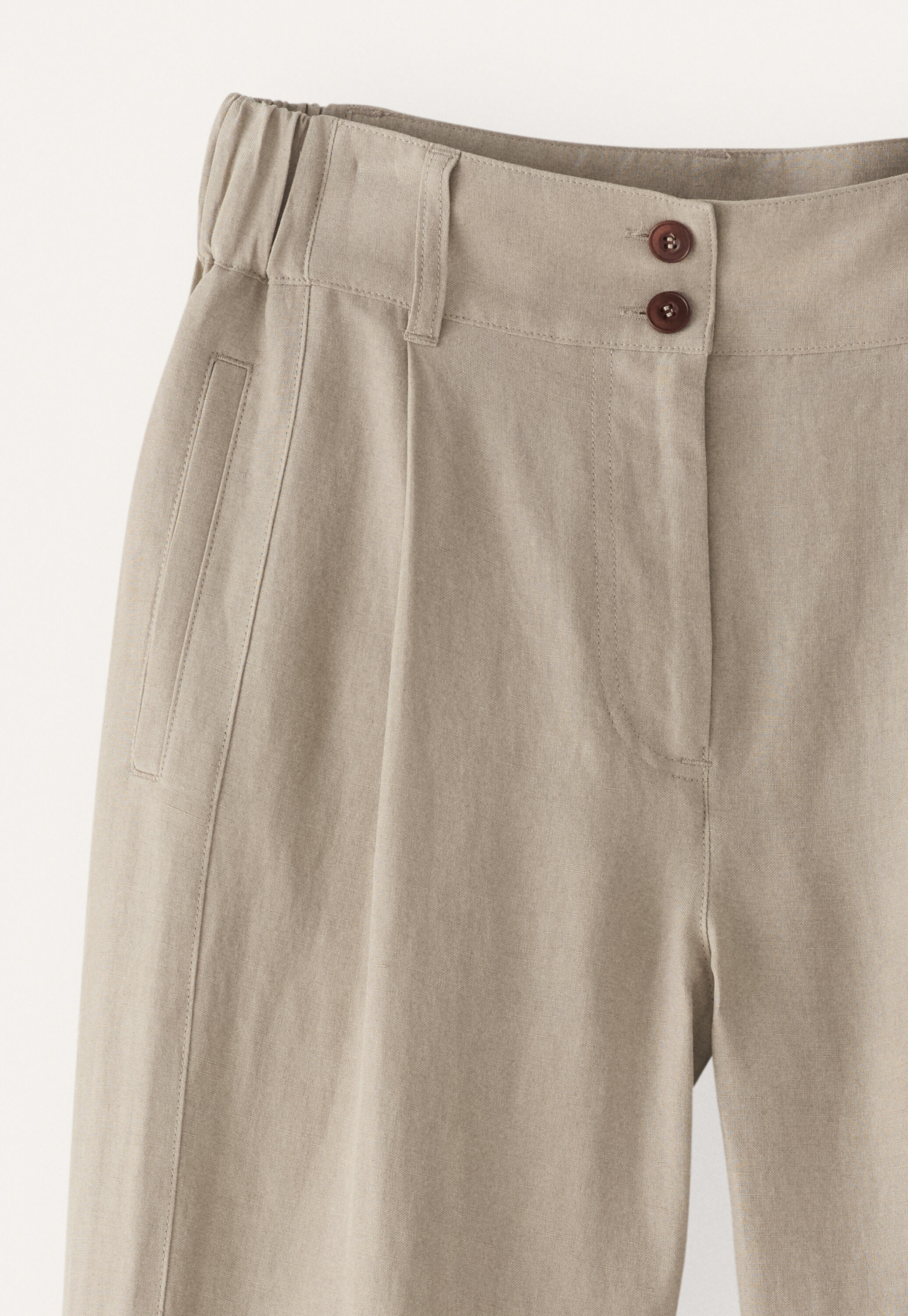 Side-panel trousers, Soft birch, large