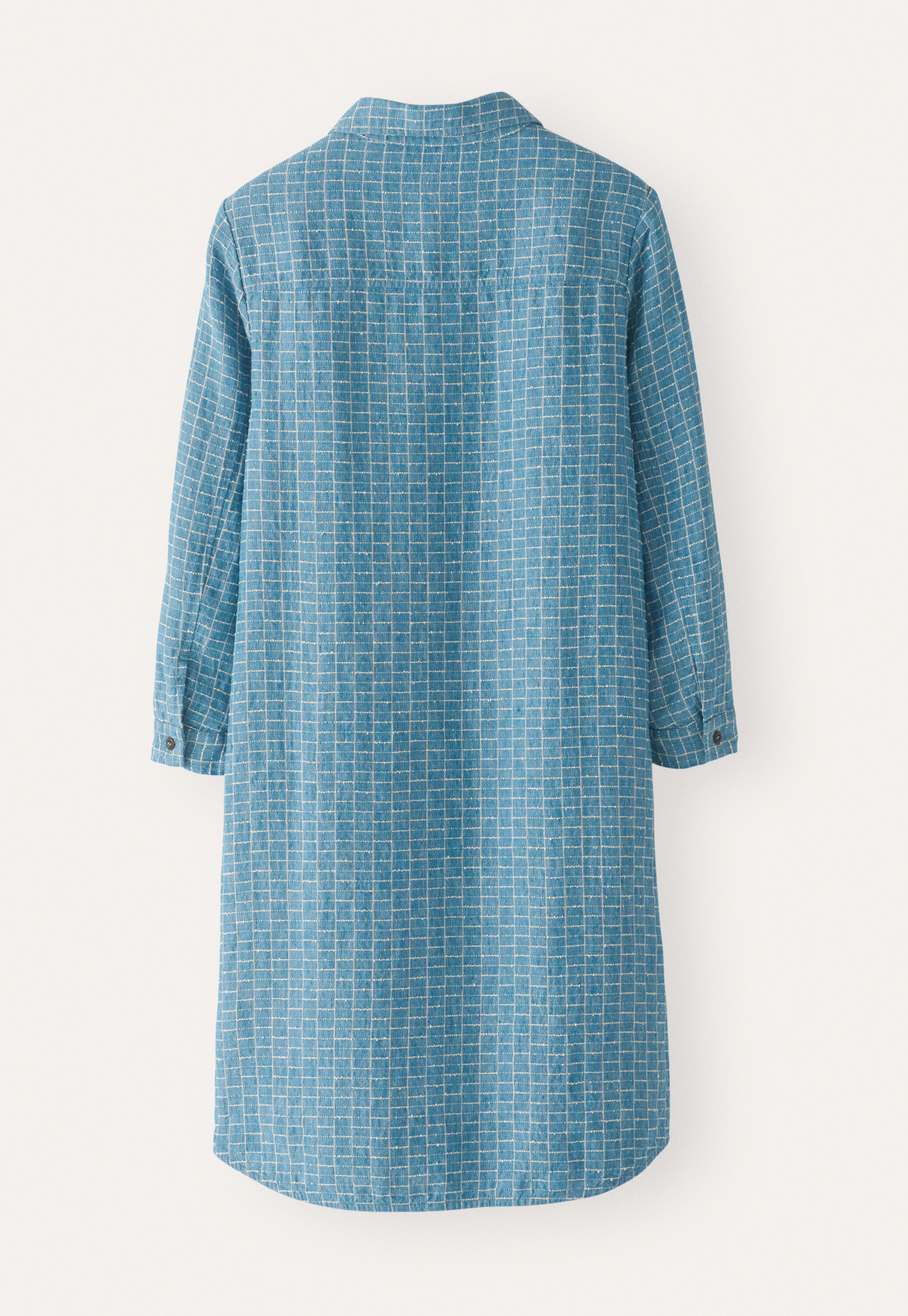 Checked shirtdress