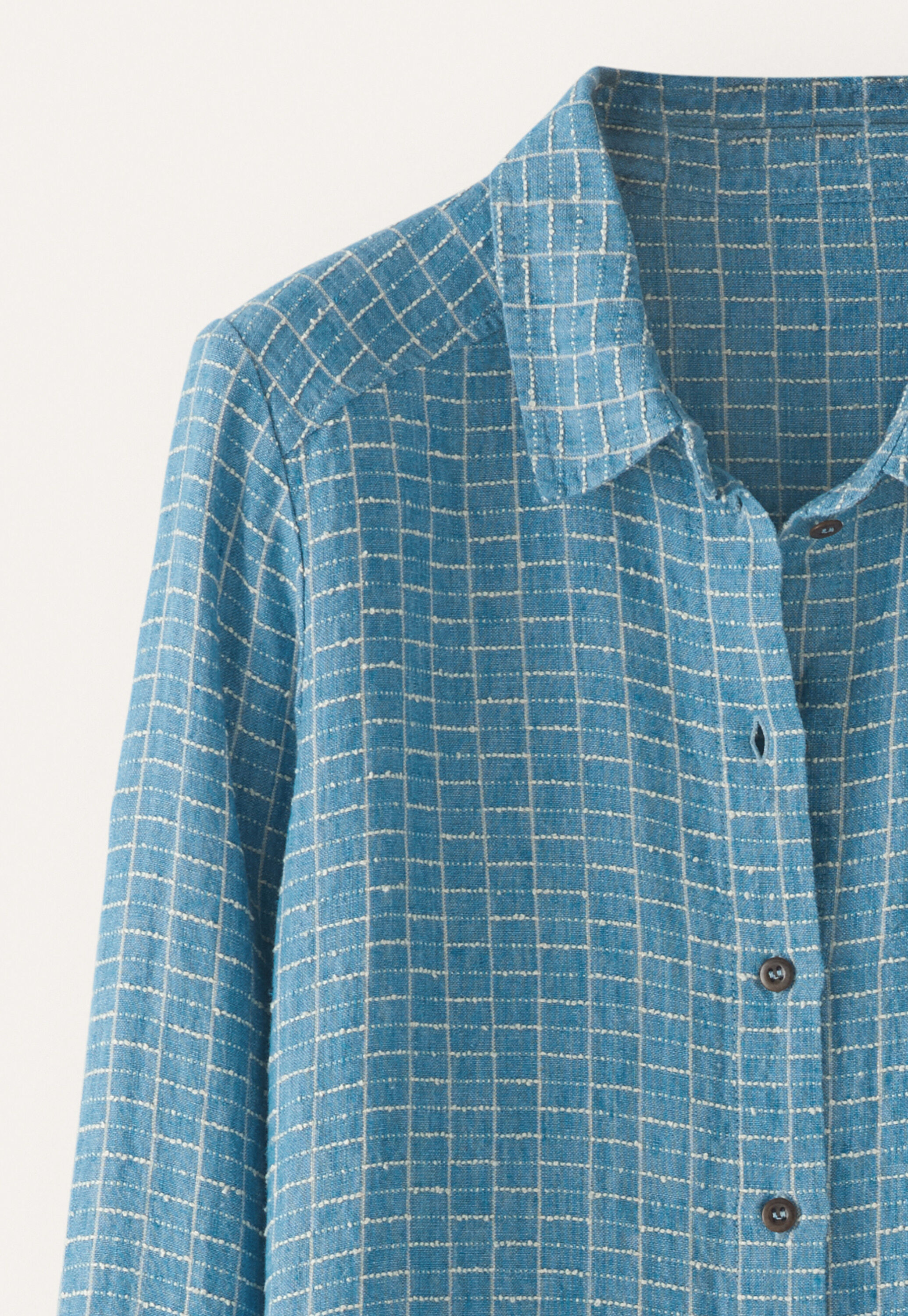 Checked shirtdress