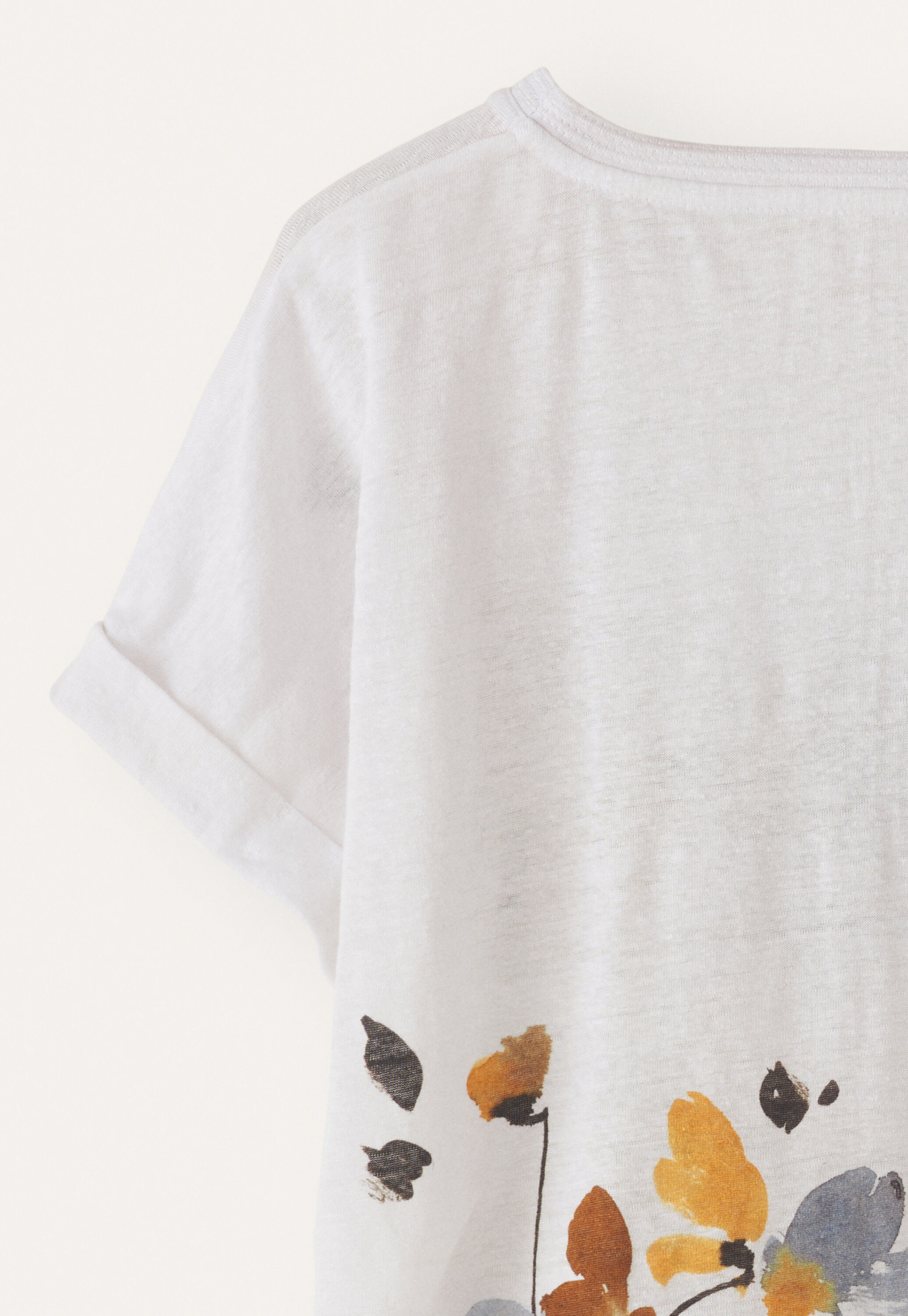 Printed jersey top