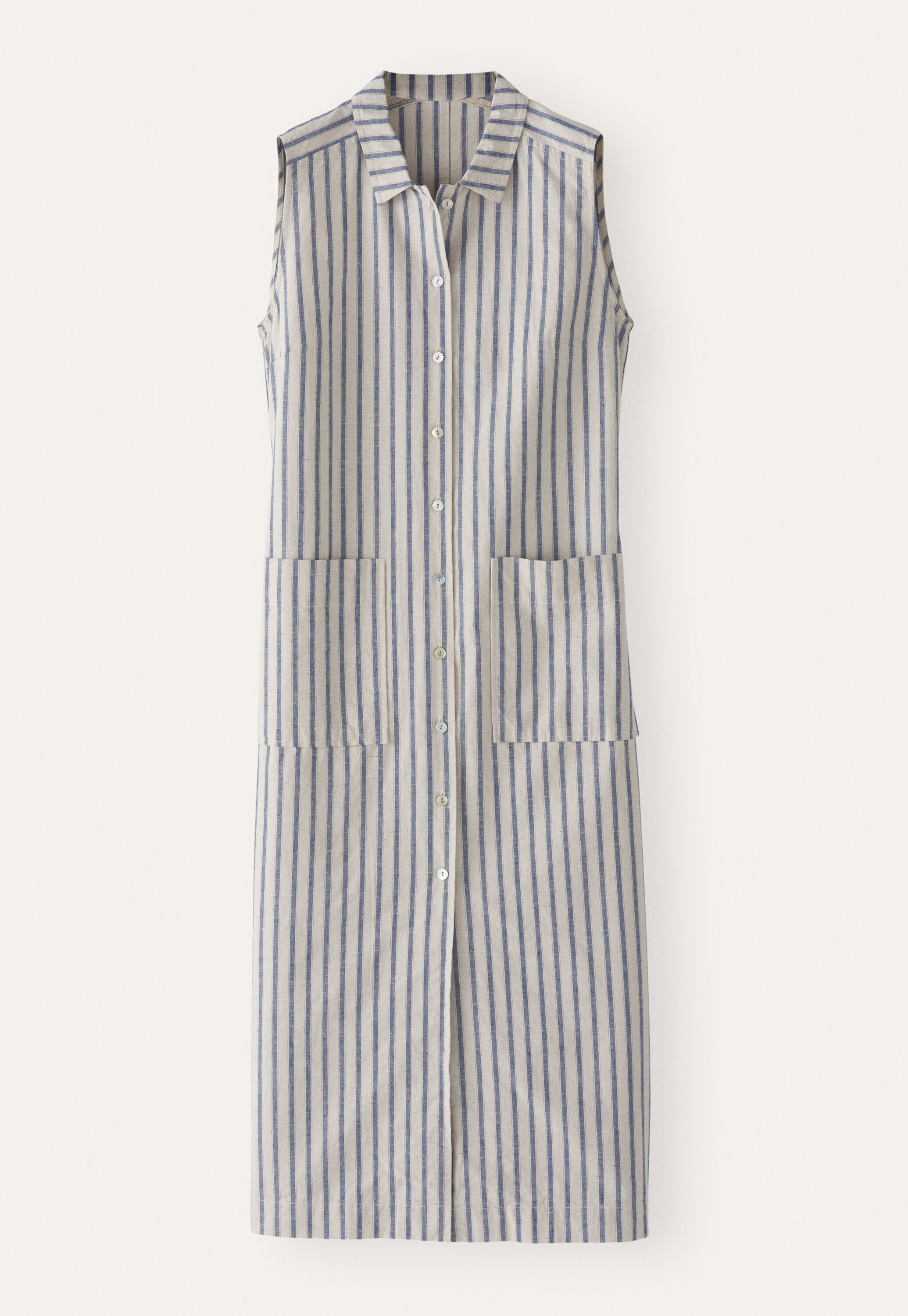 Sleeveless striped dress