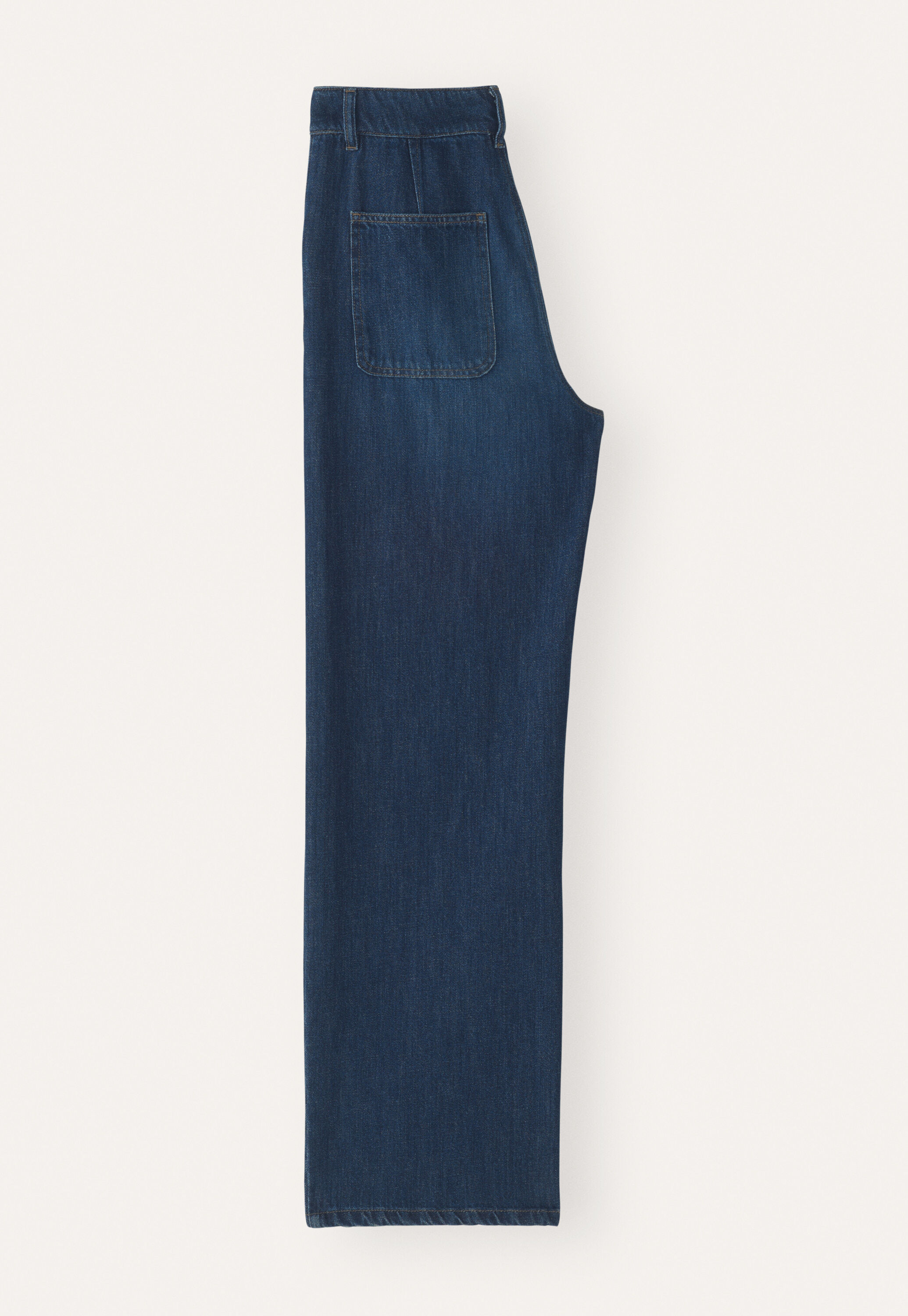 Indigo straight-leg jeans