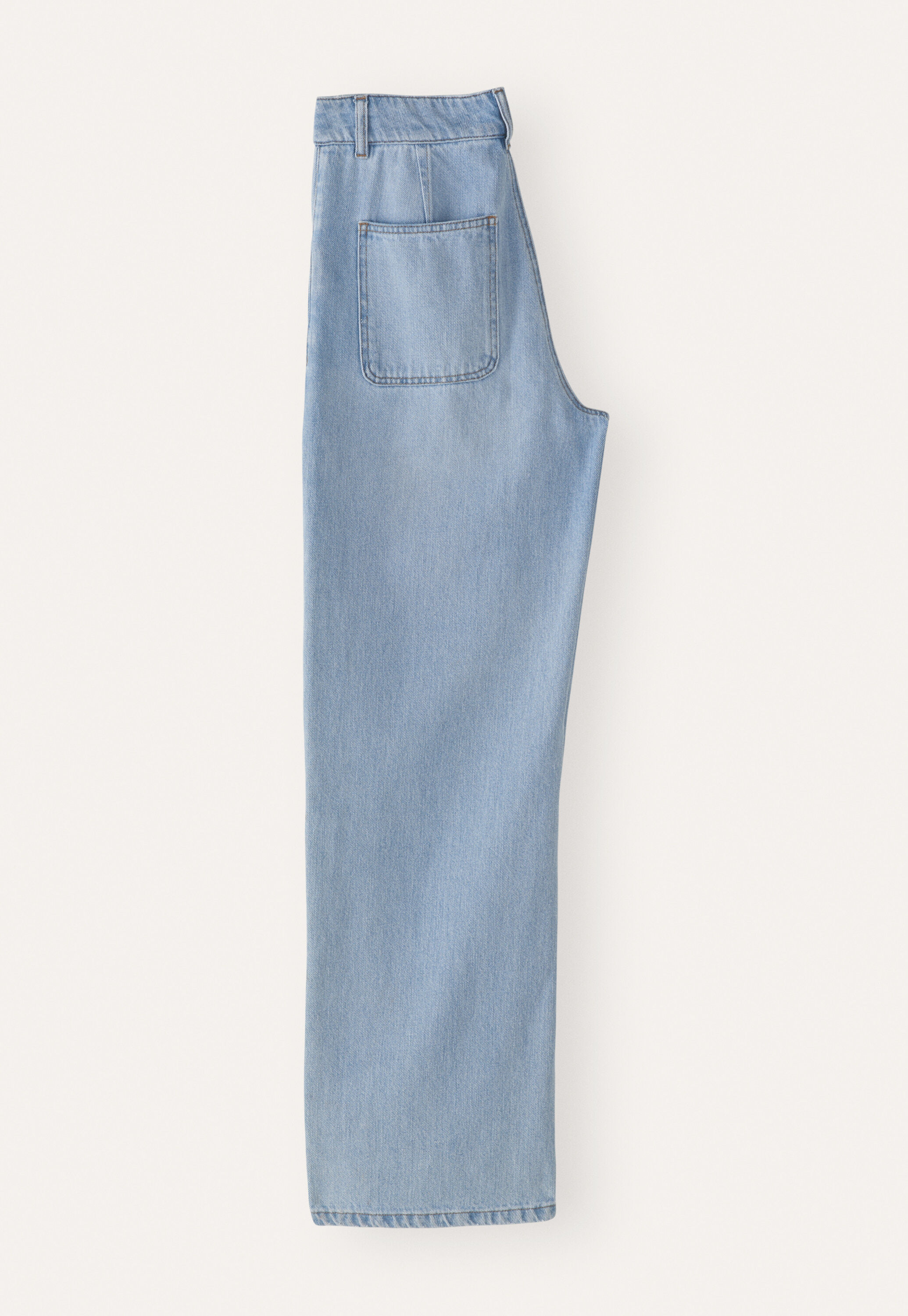 Indigo straight-leg jeans