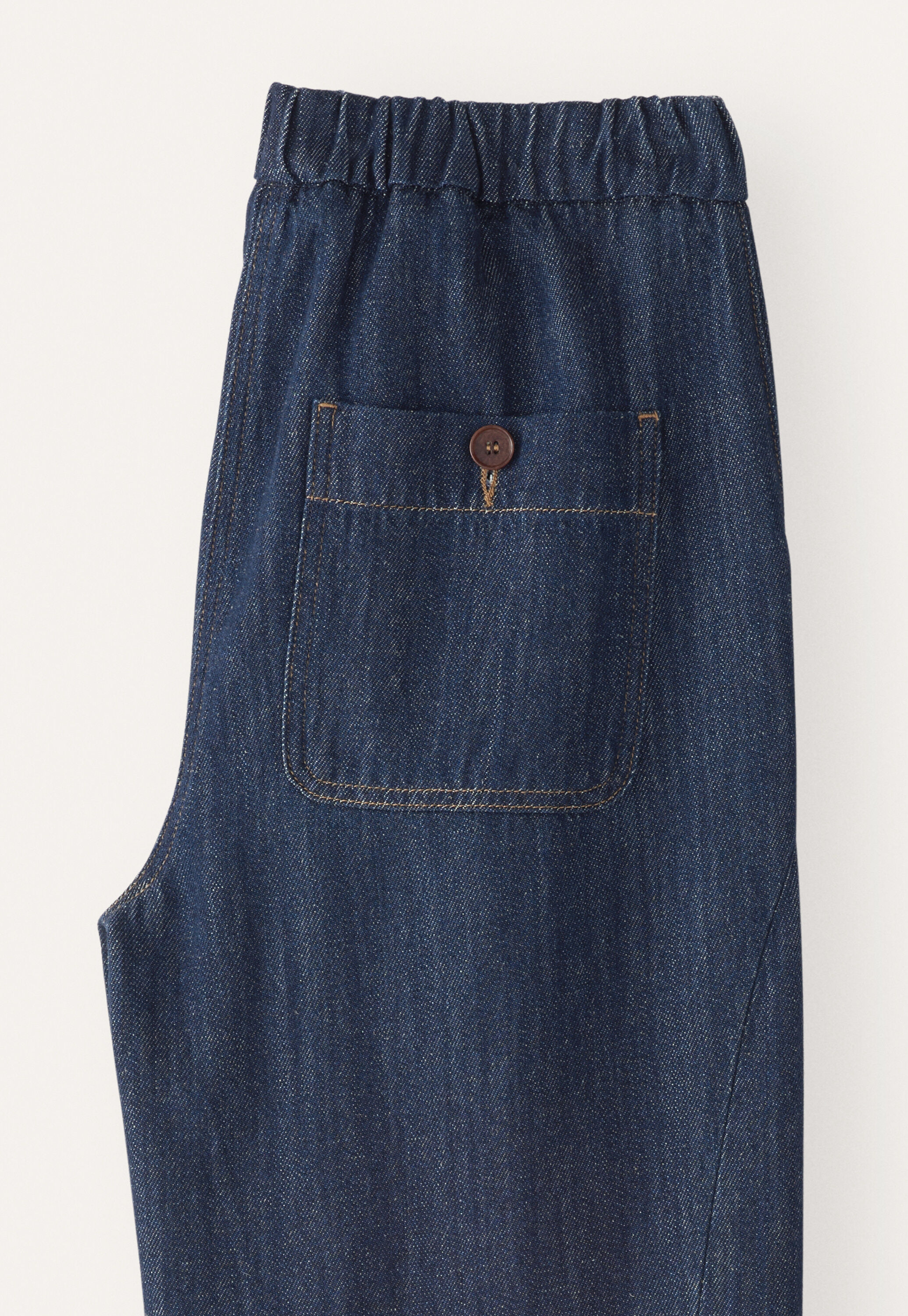 Indigo-dyed jeans