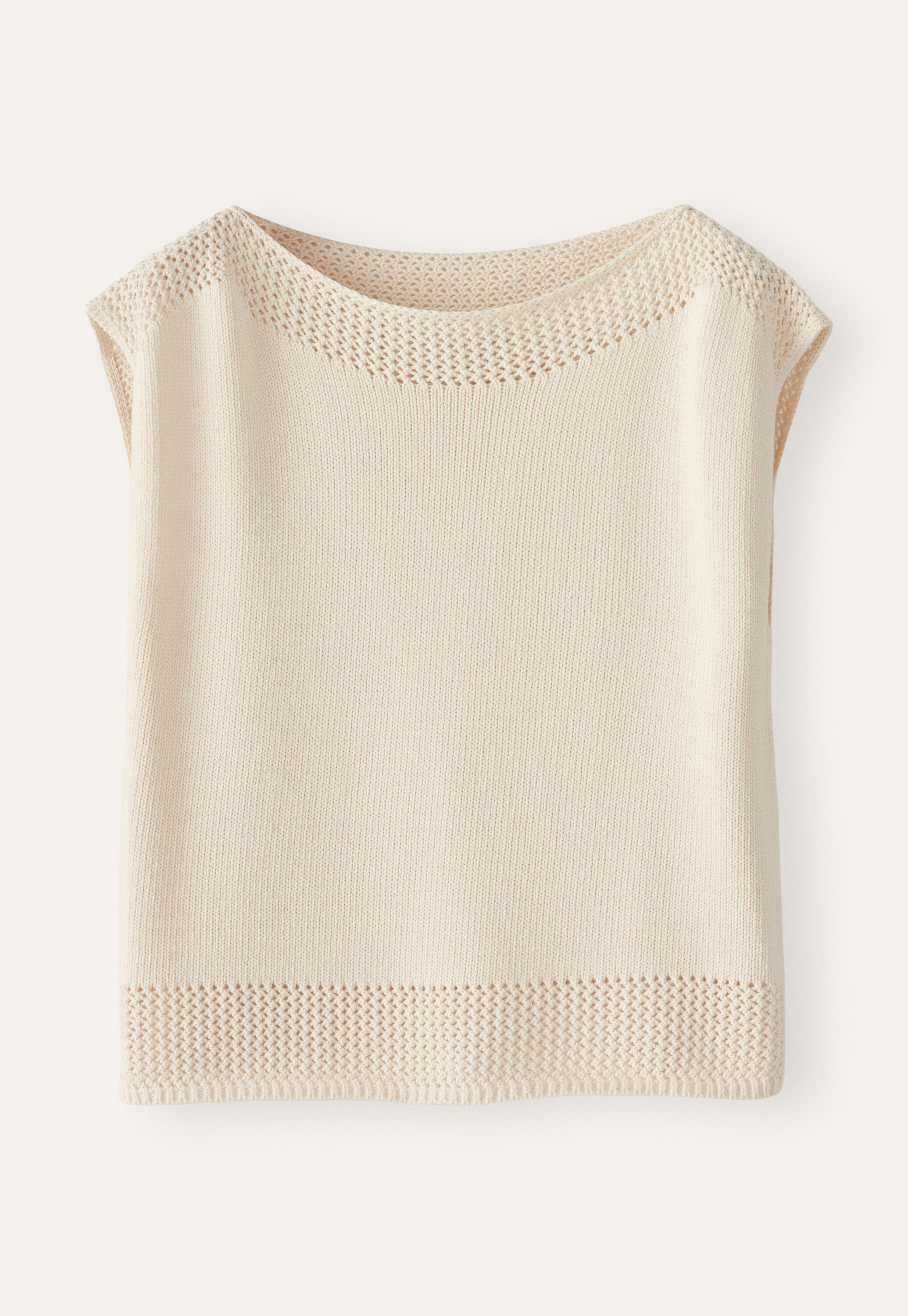Crochet-stitch sweater