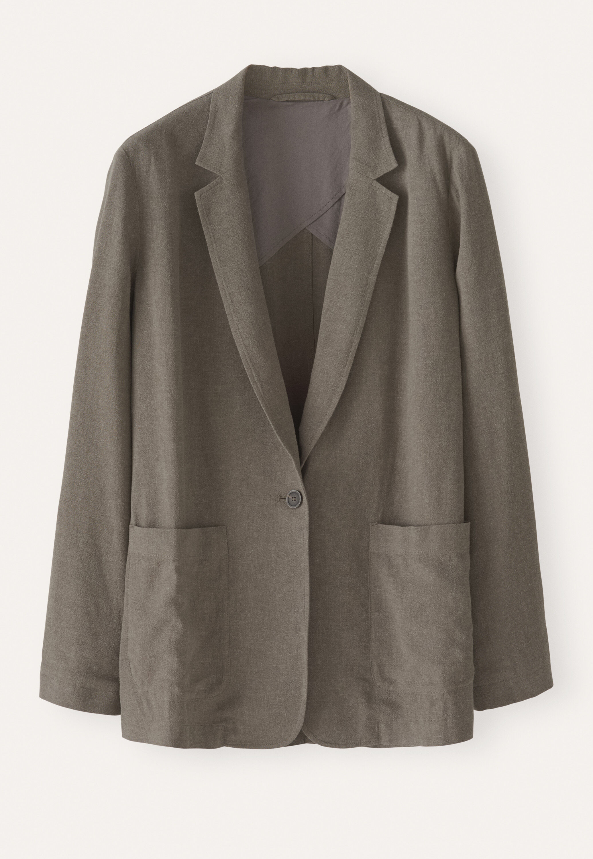 Patch-pocket blazer