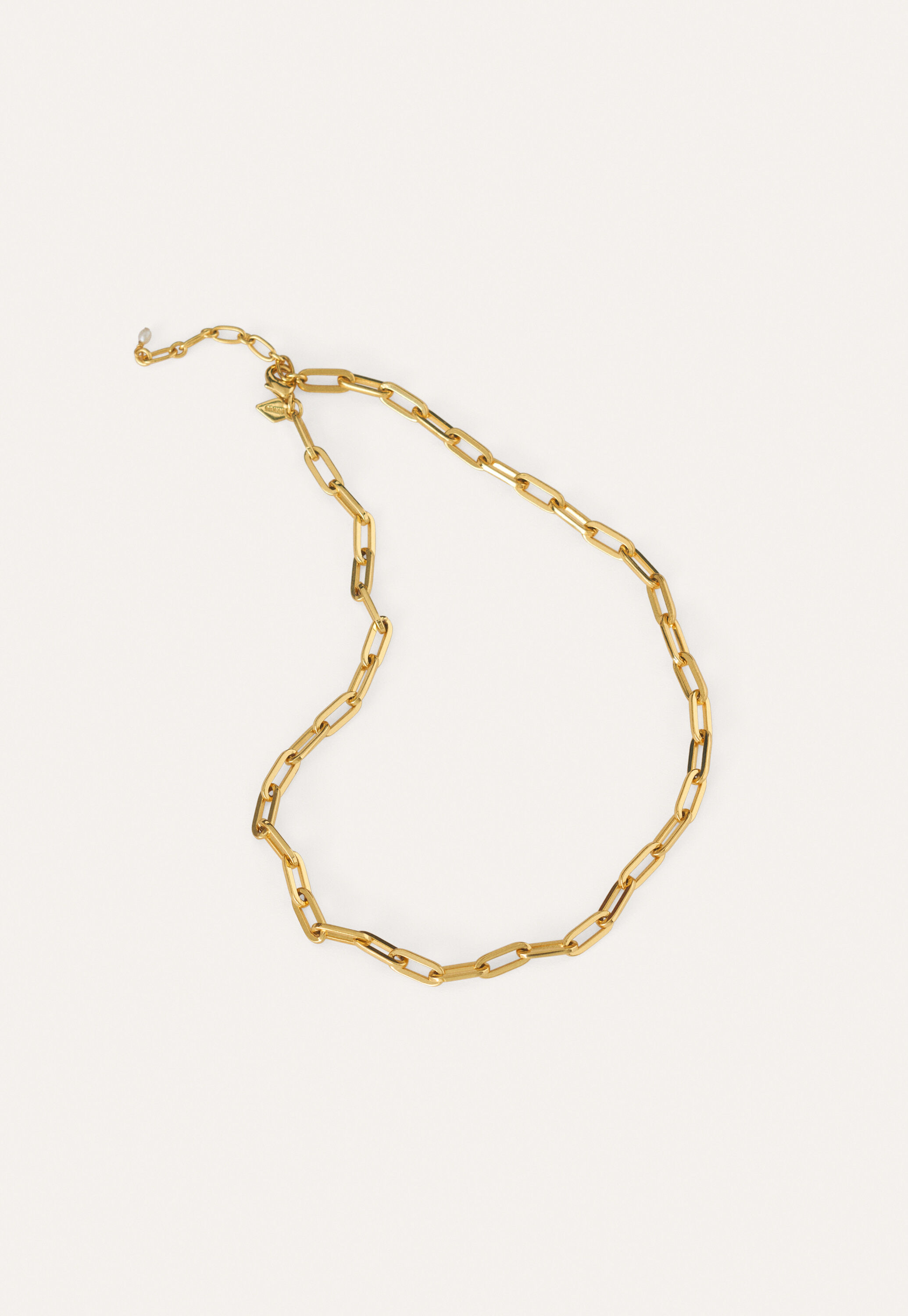Gold-link necklace
