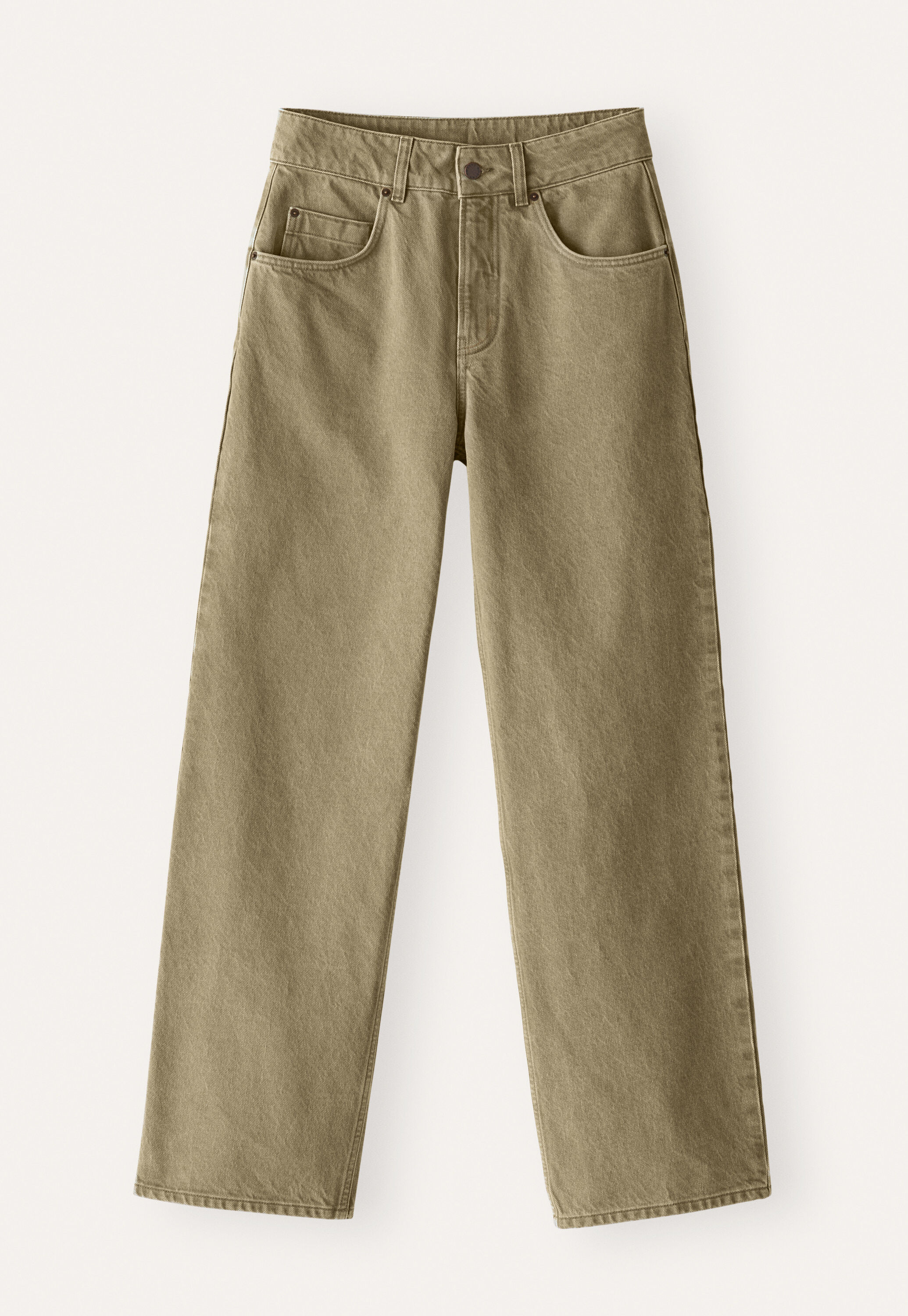 Straight-leg jeans