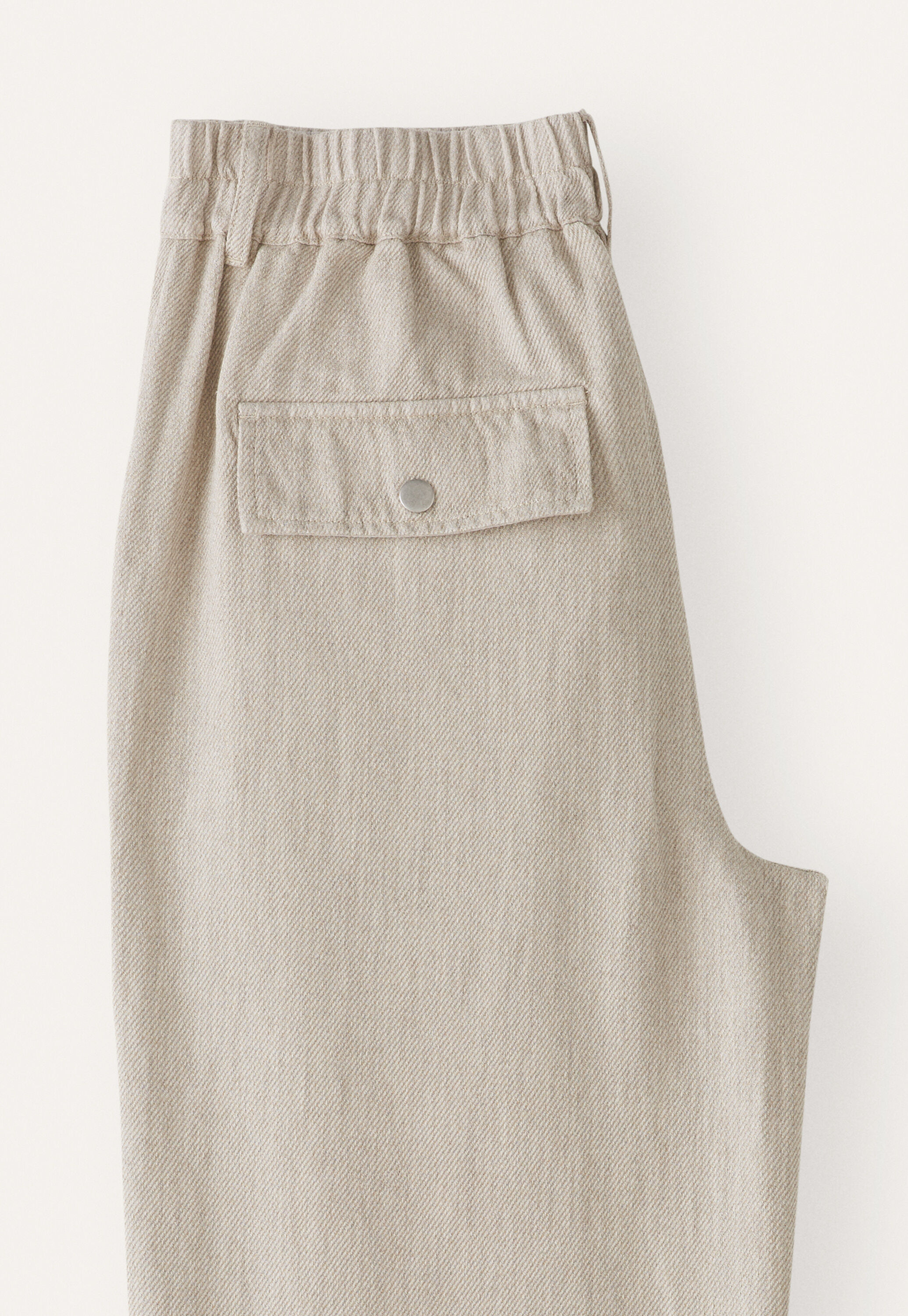 Tapered trousers, Fawn, large