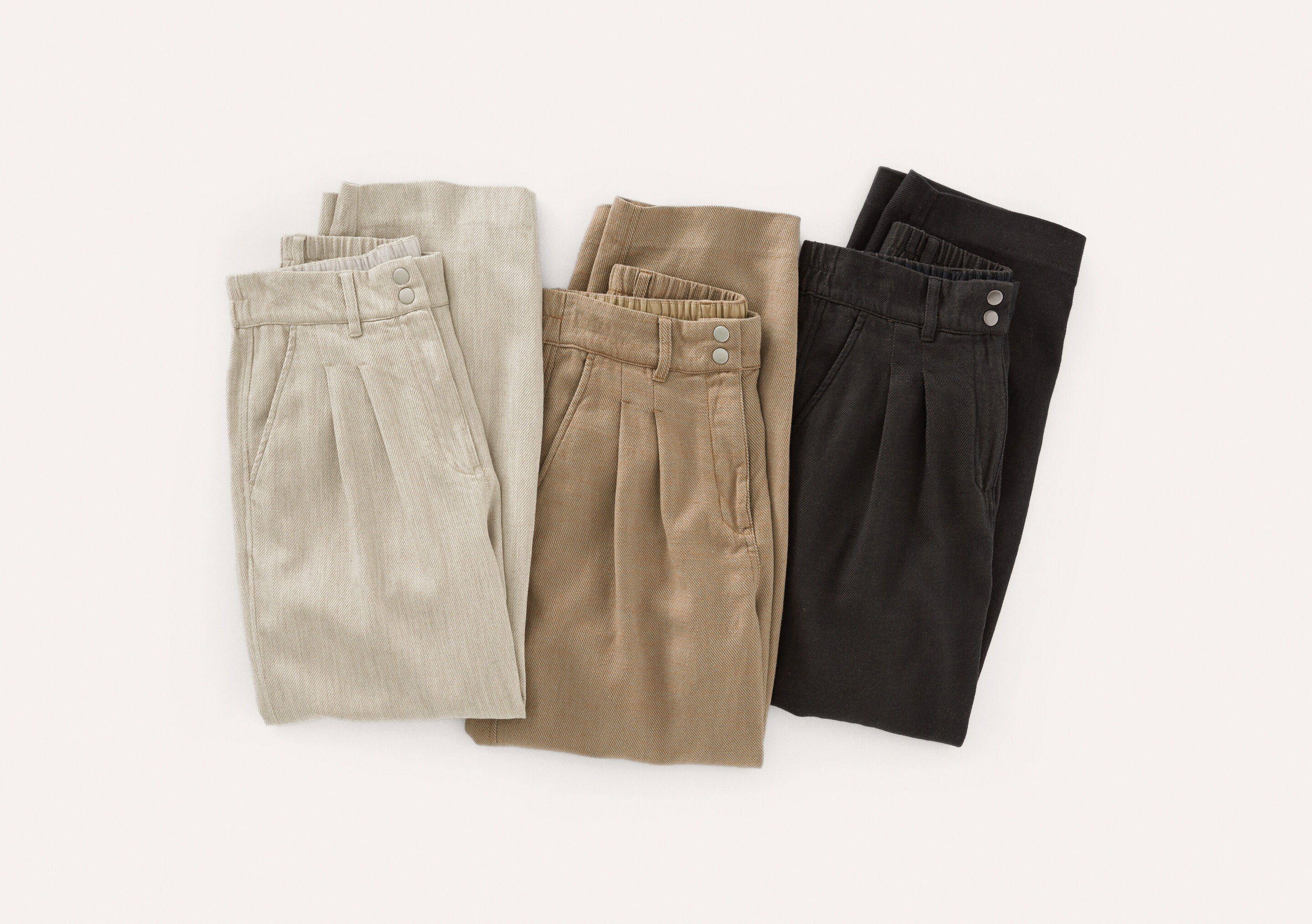 Pleat-front trousers