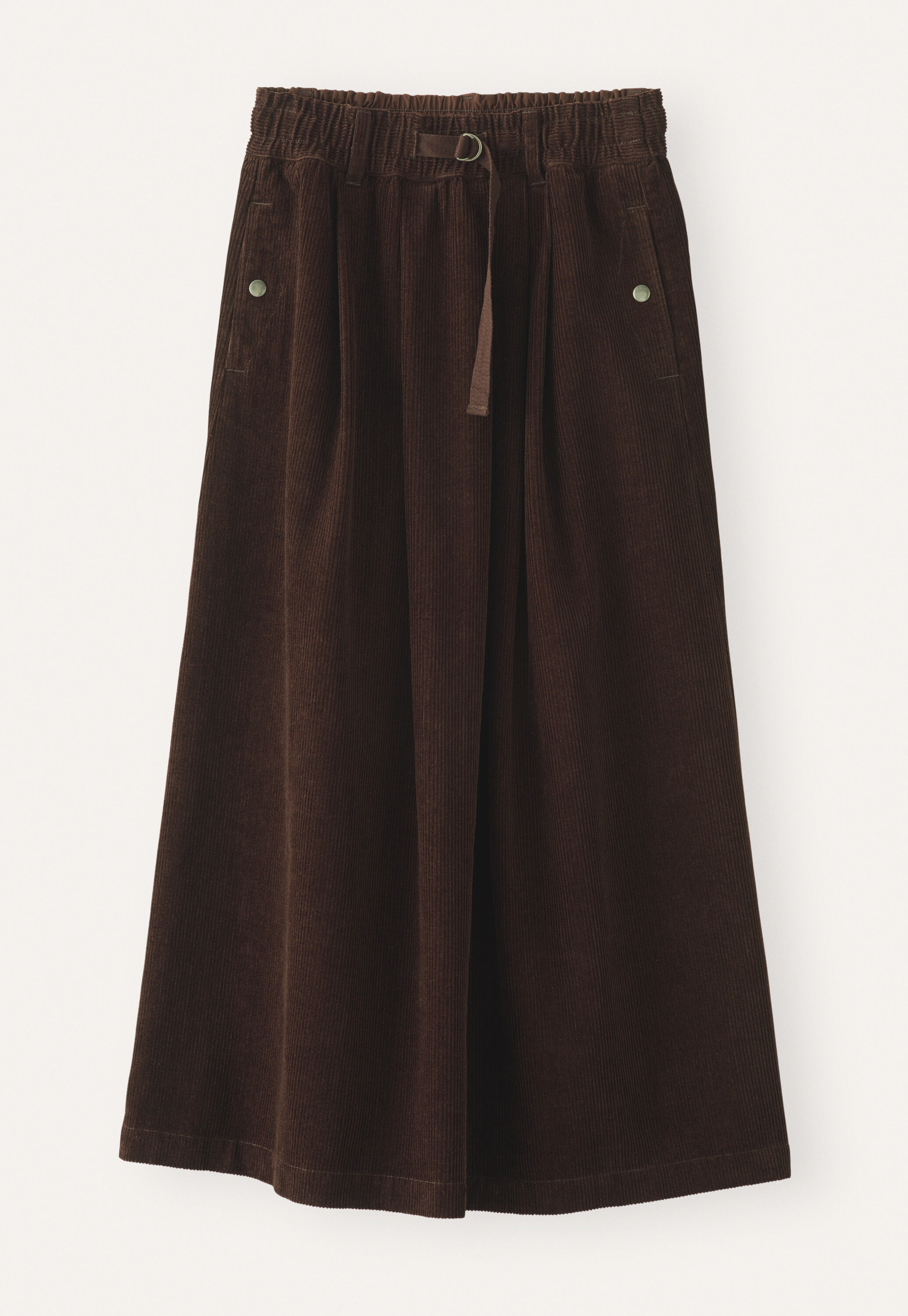 Pull-on skirt, Dark chocolate, large