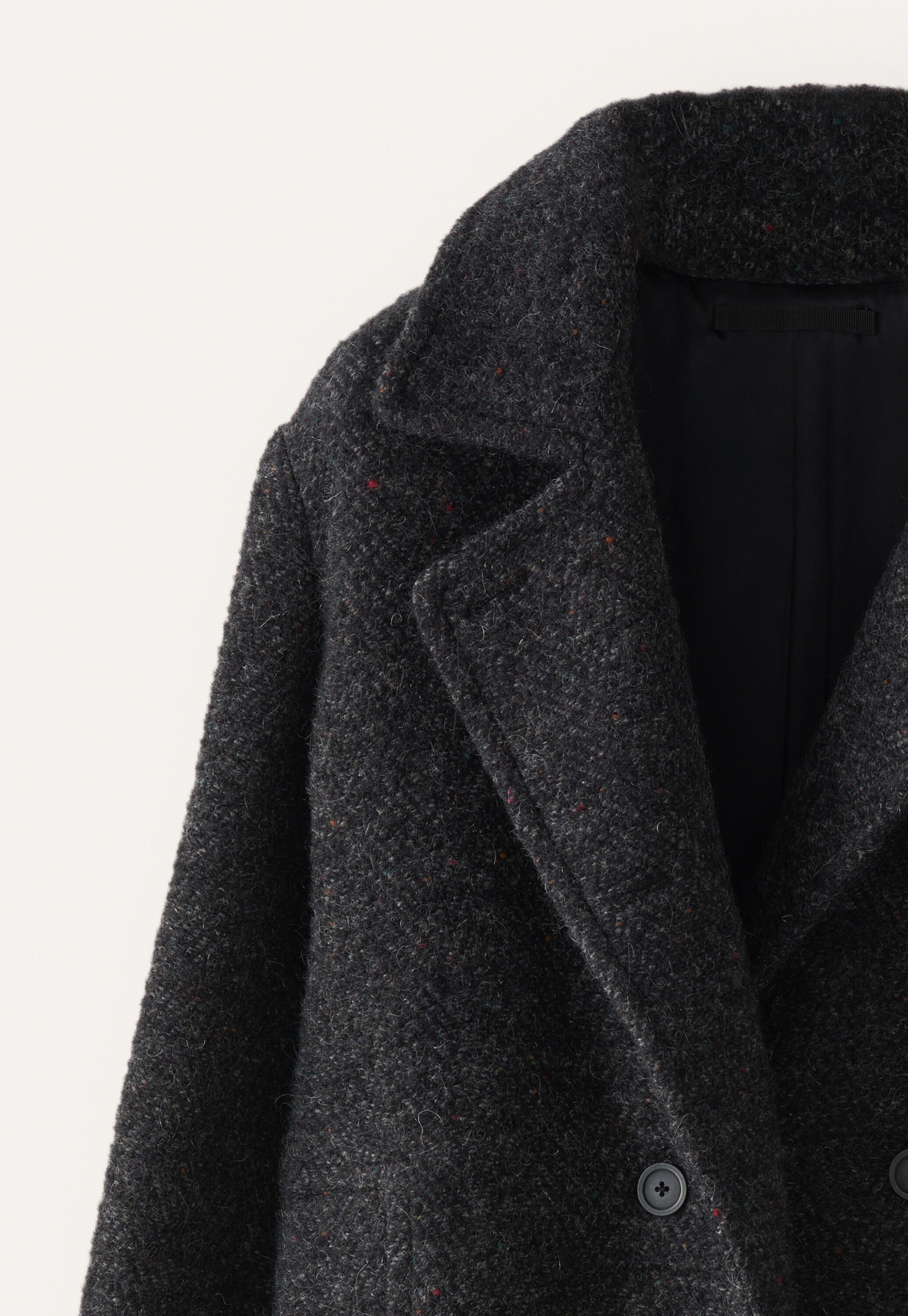 Boucl&eacute; coat