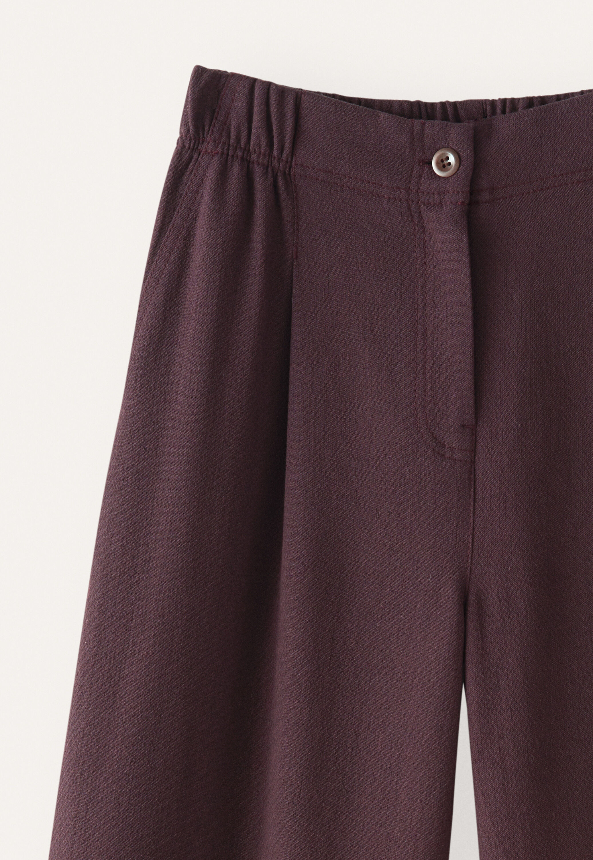 Tailored wide-leg trousers