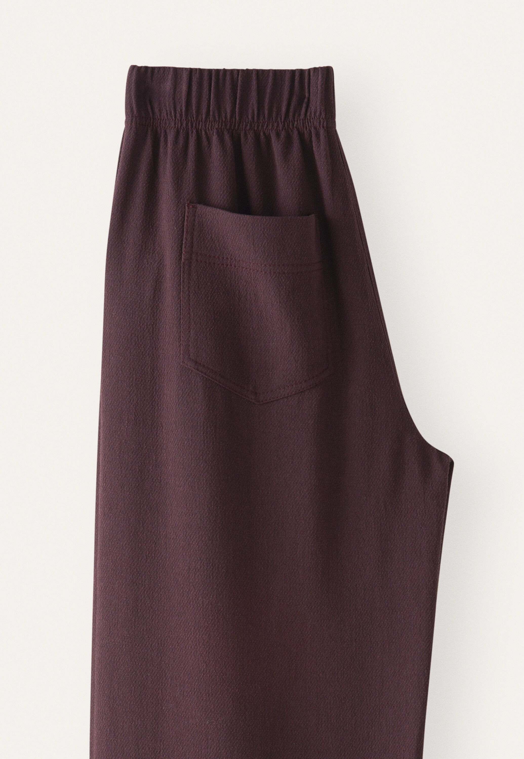 Tailored wide-leg trousers