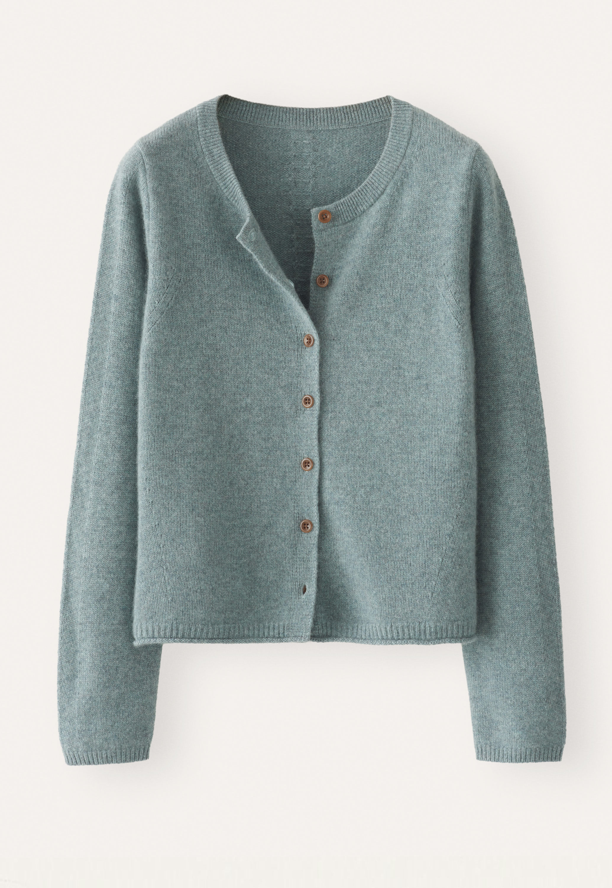 Button-through sweater, Lagoon, large