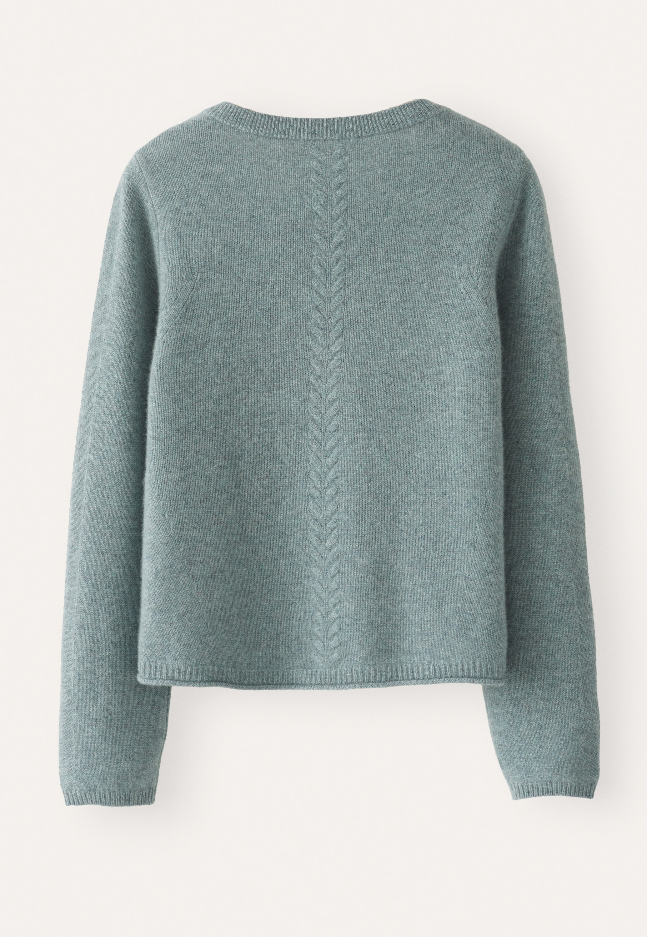 Button-through sweater, Lagoon, large