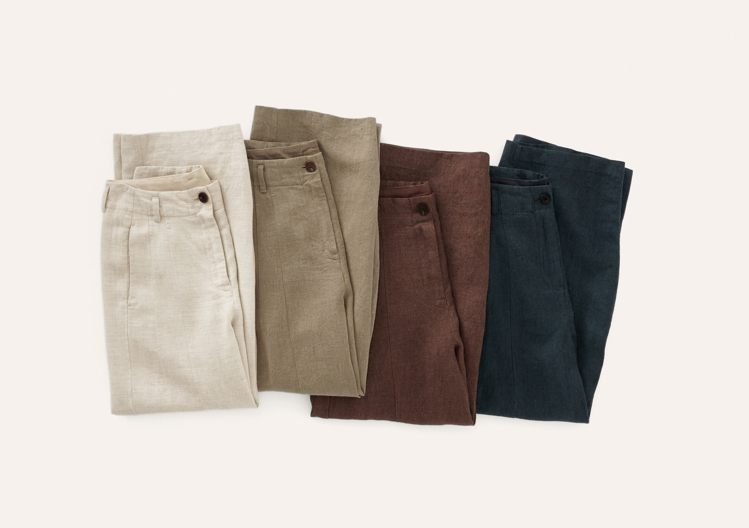 Barrel-leg trousers