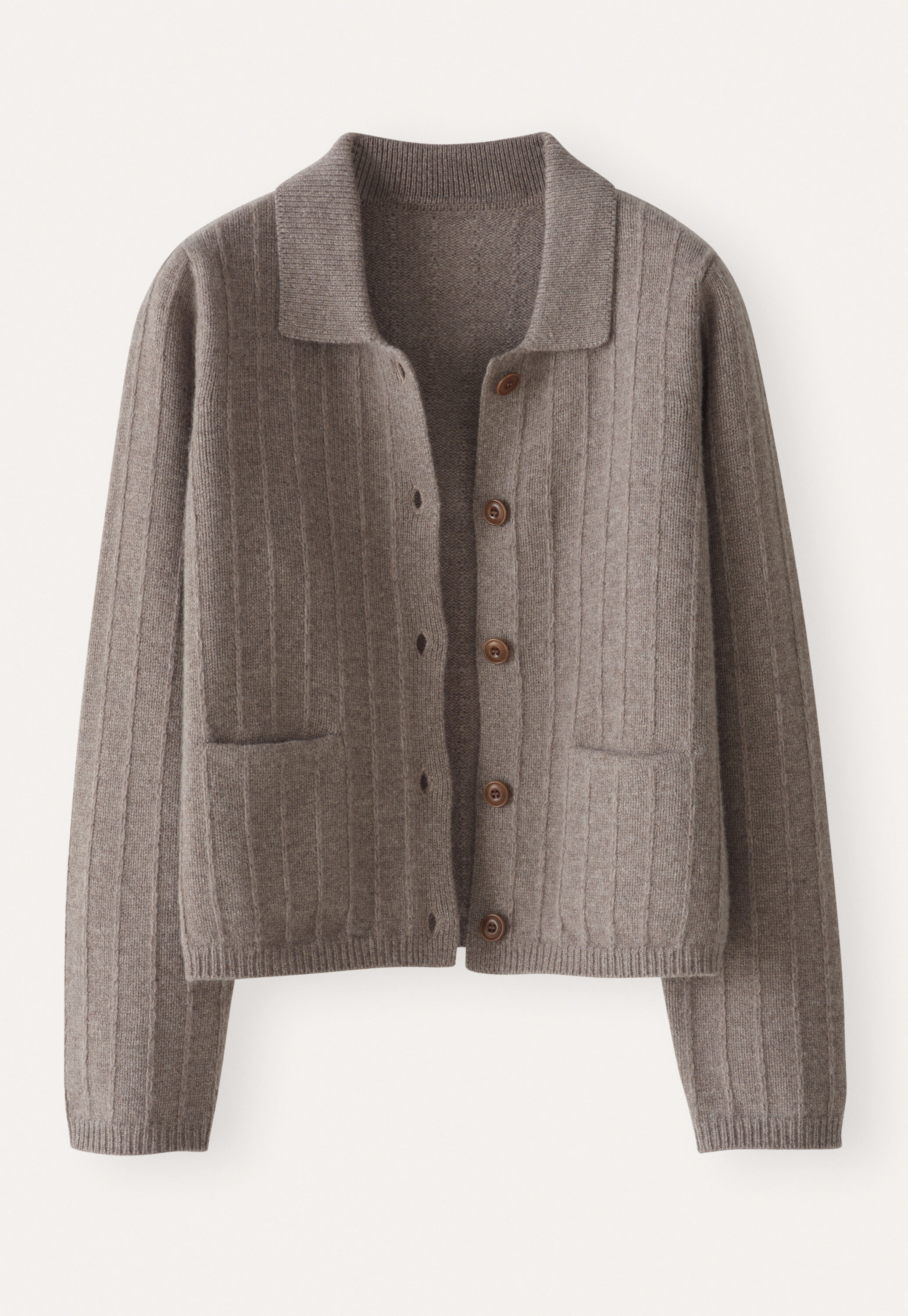Collared cardigan