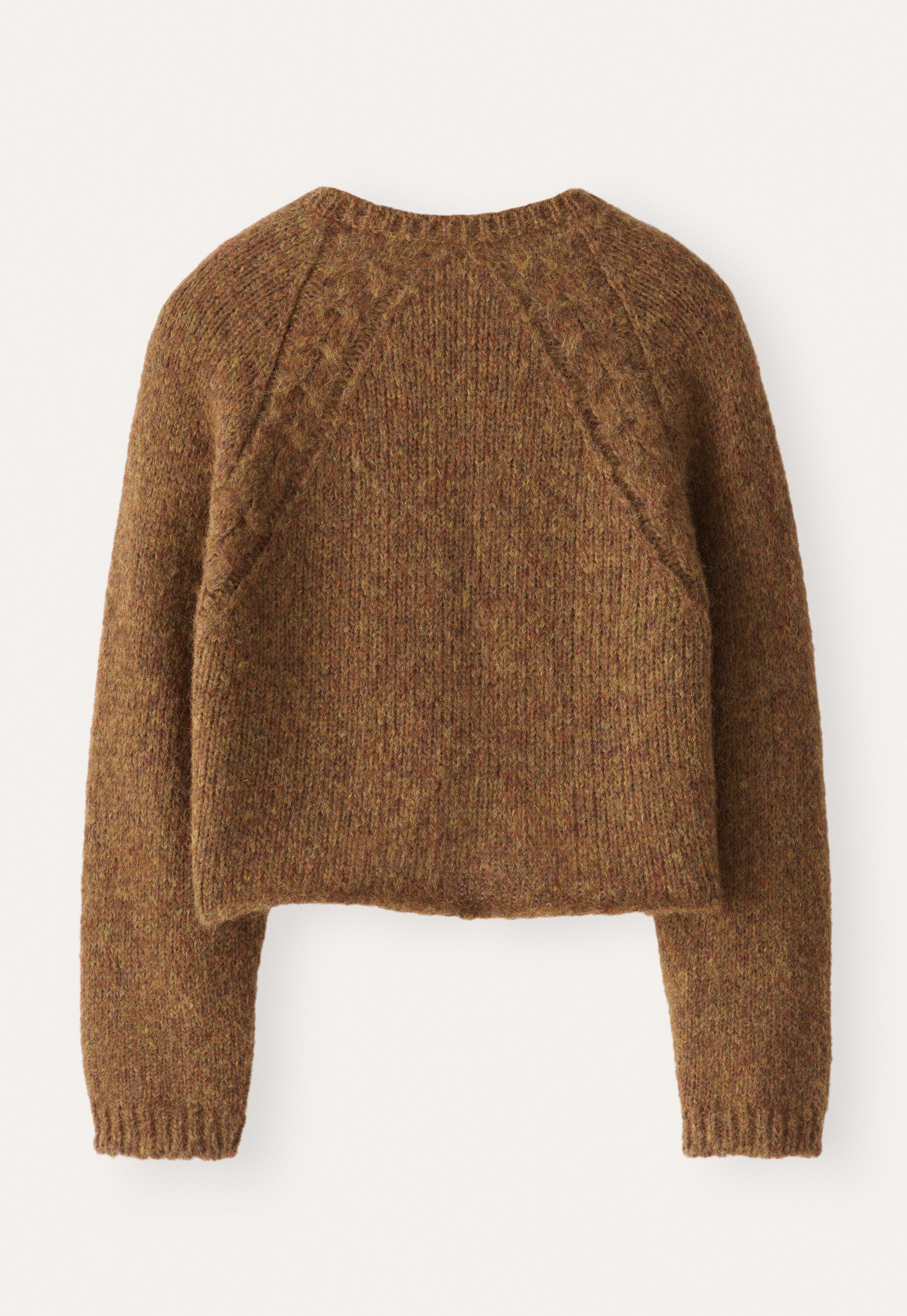 Cable-stitch cardigan