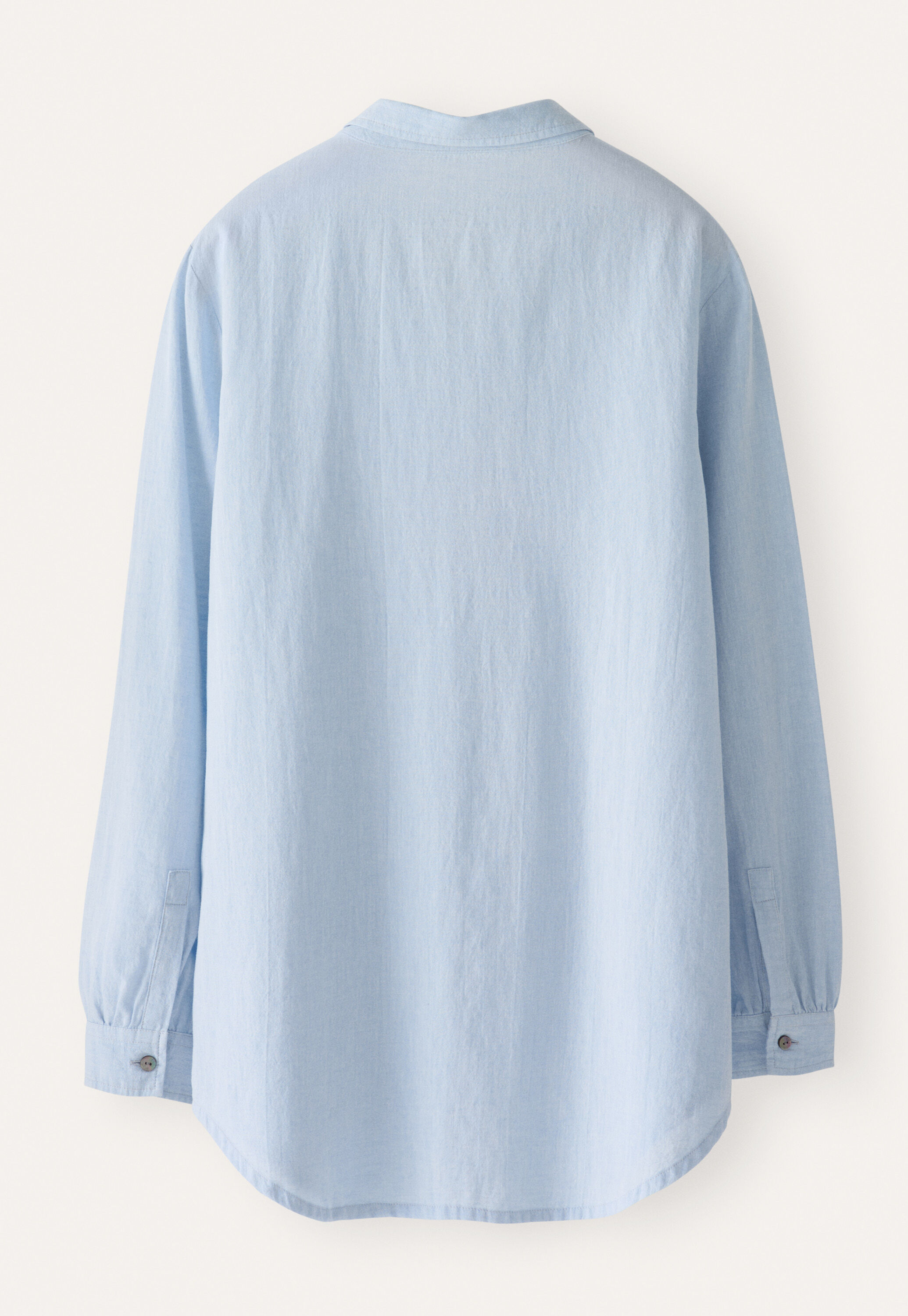 Curved hem shirt