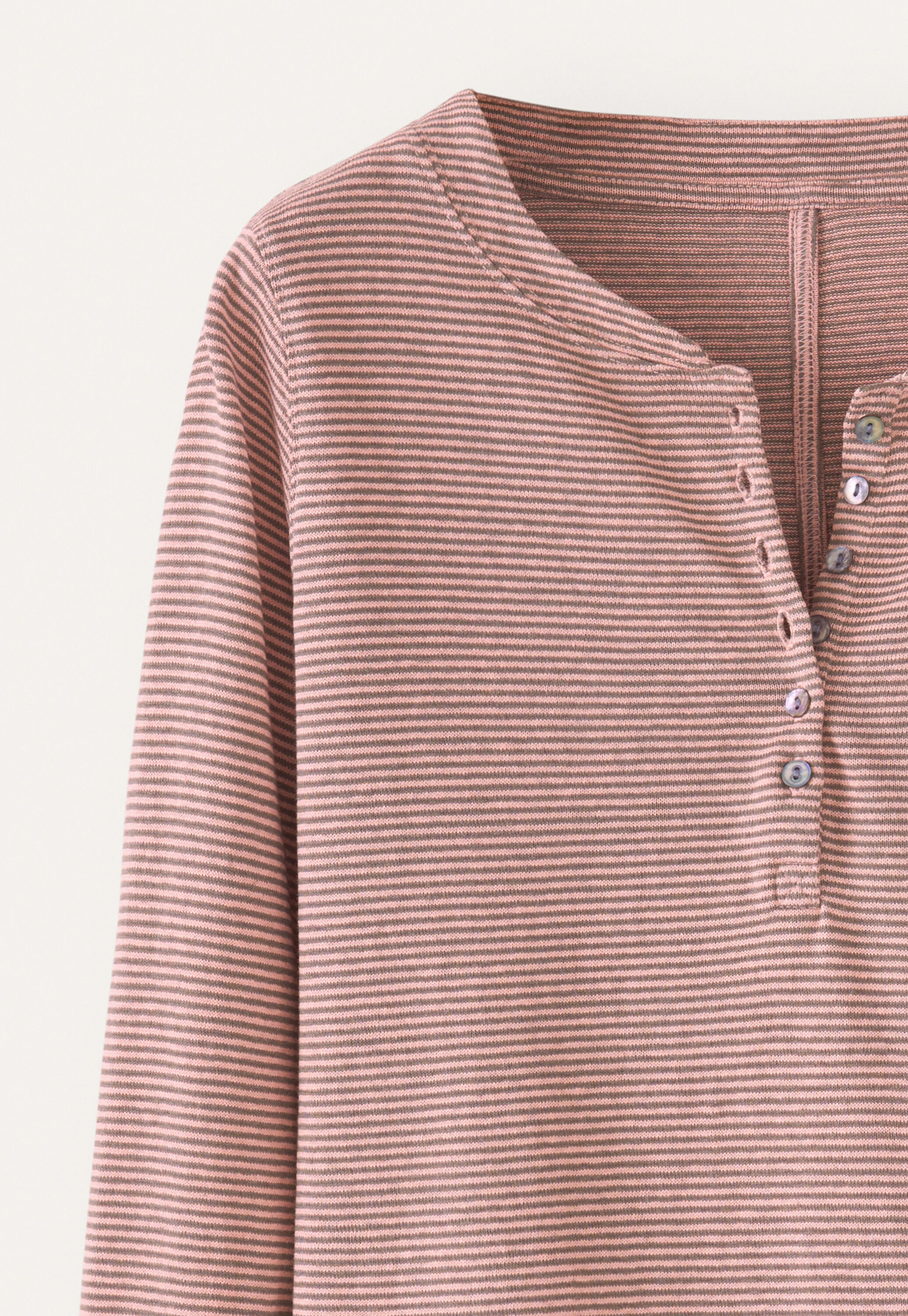 Striped Henley top