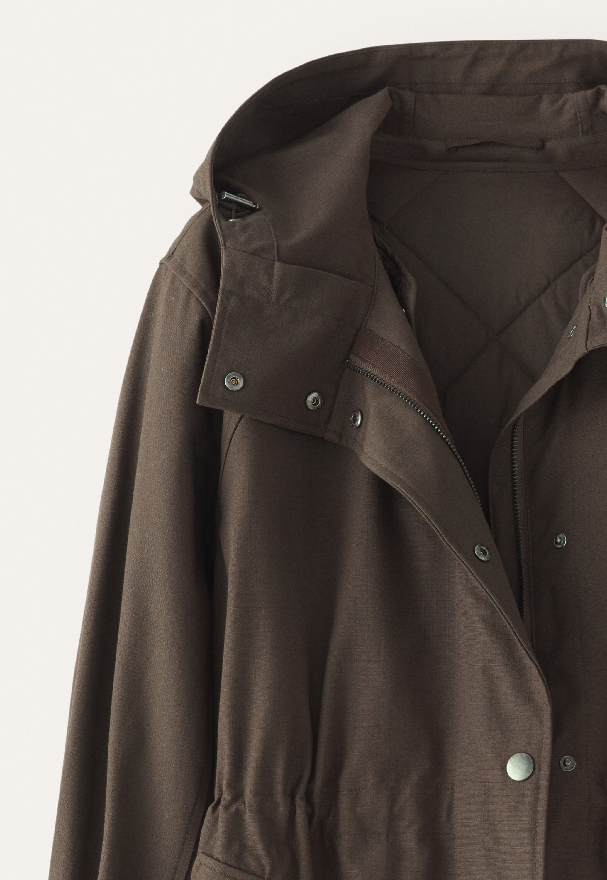 Hooded parka, Cocoa, large