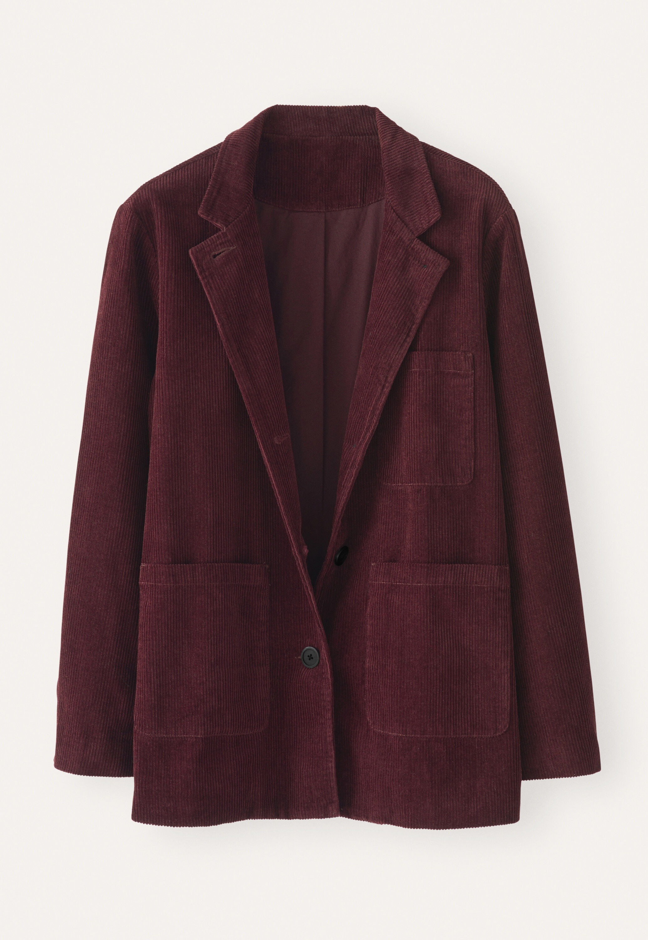 Cord patch-pocket jacket