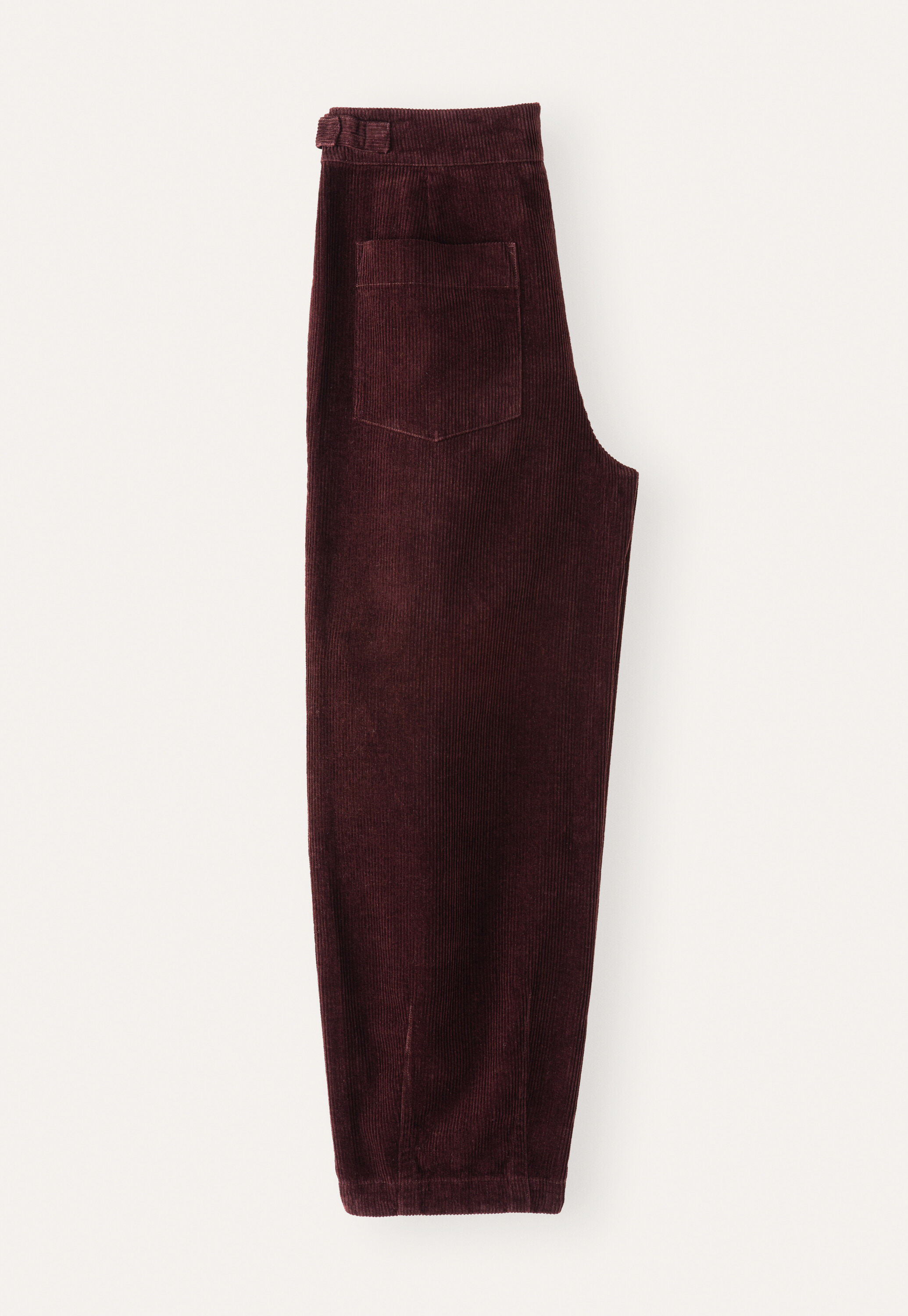 Cropped tapered-leg trousers