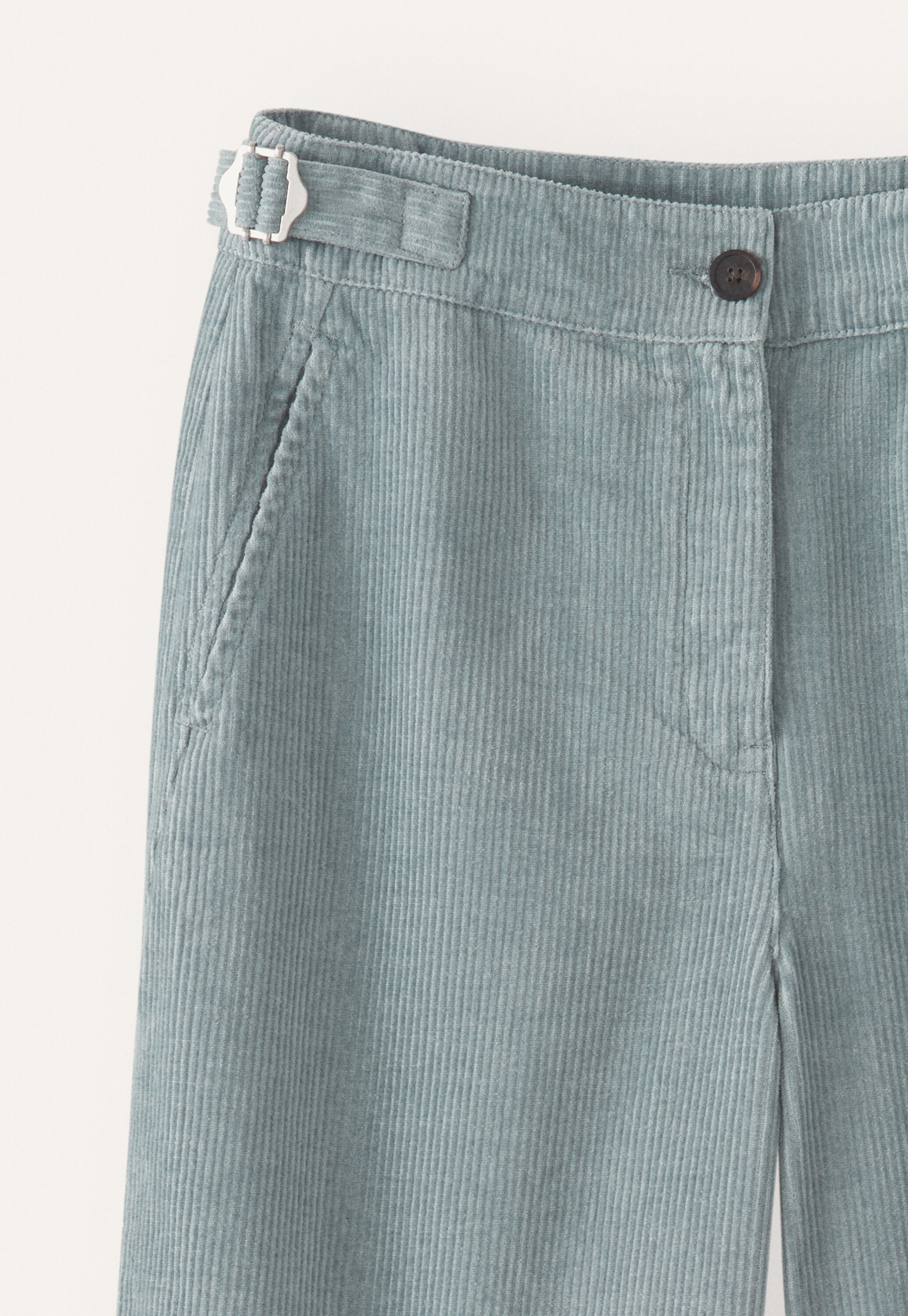 Cropped tapered-leg trousers