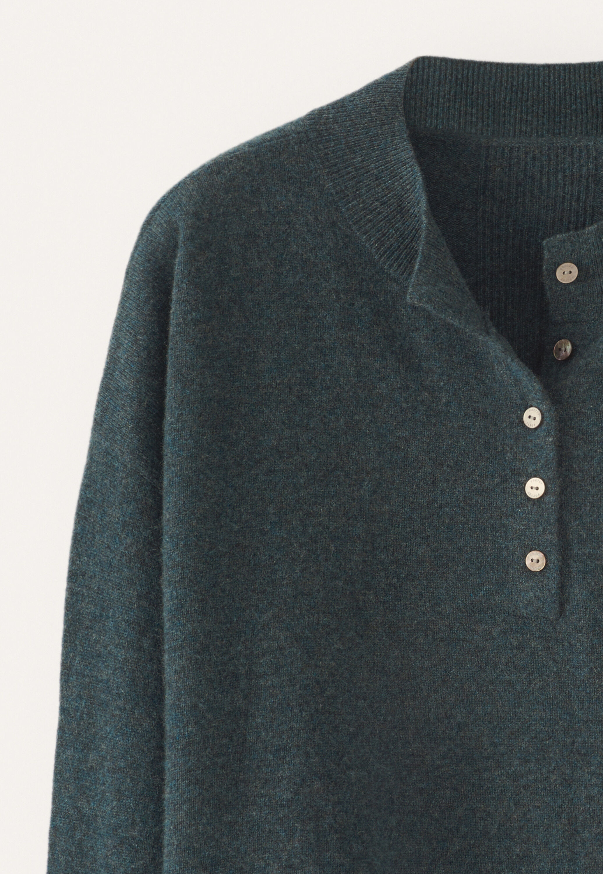 Button-neck sweater