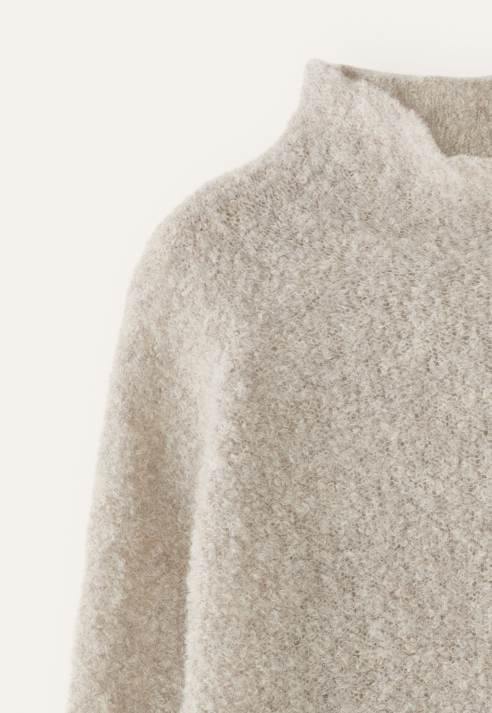 Funnel-neck sweater