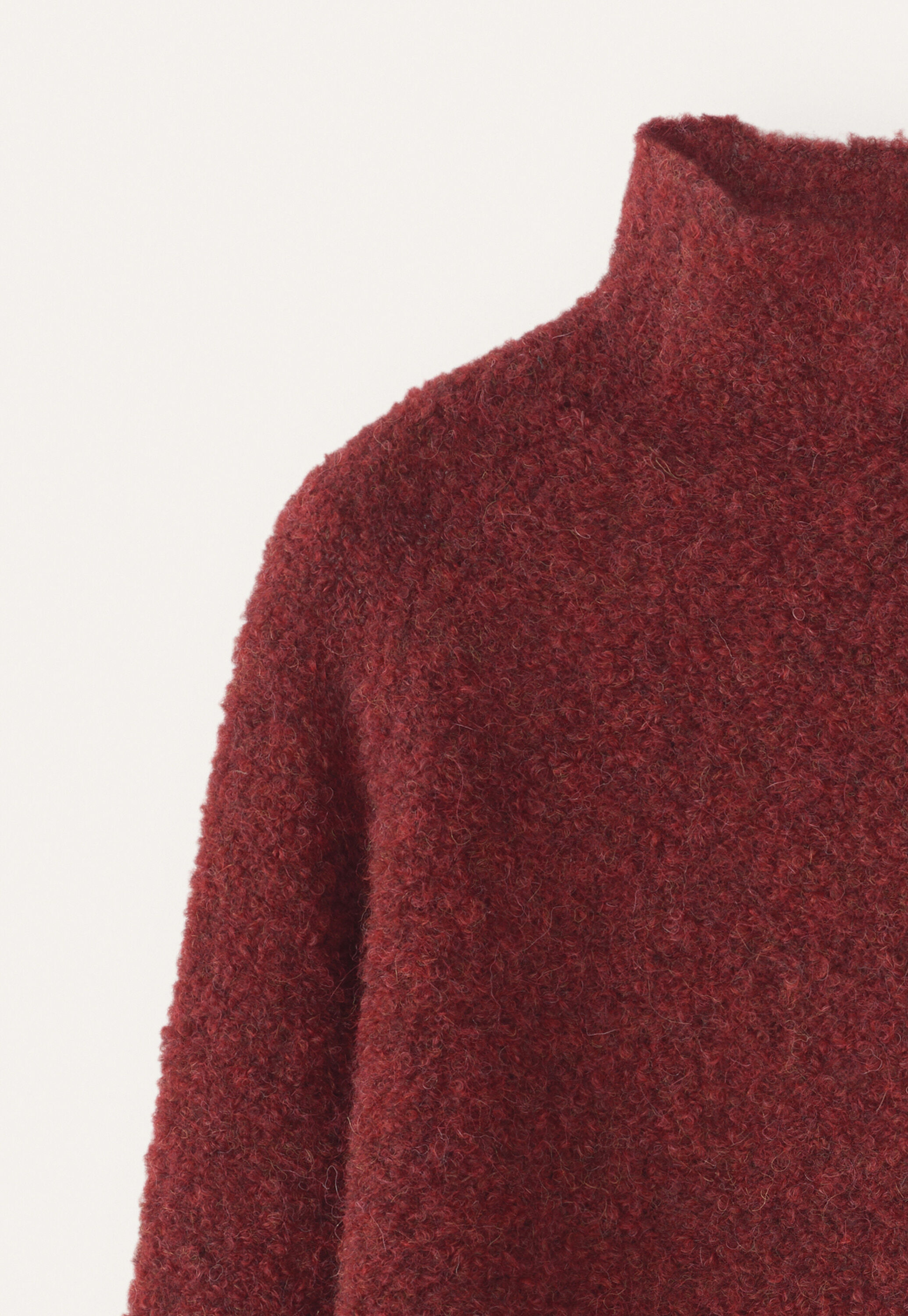 Funnel-neck sweater