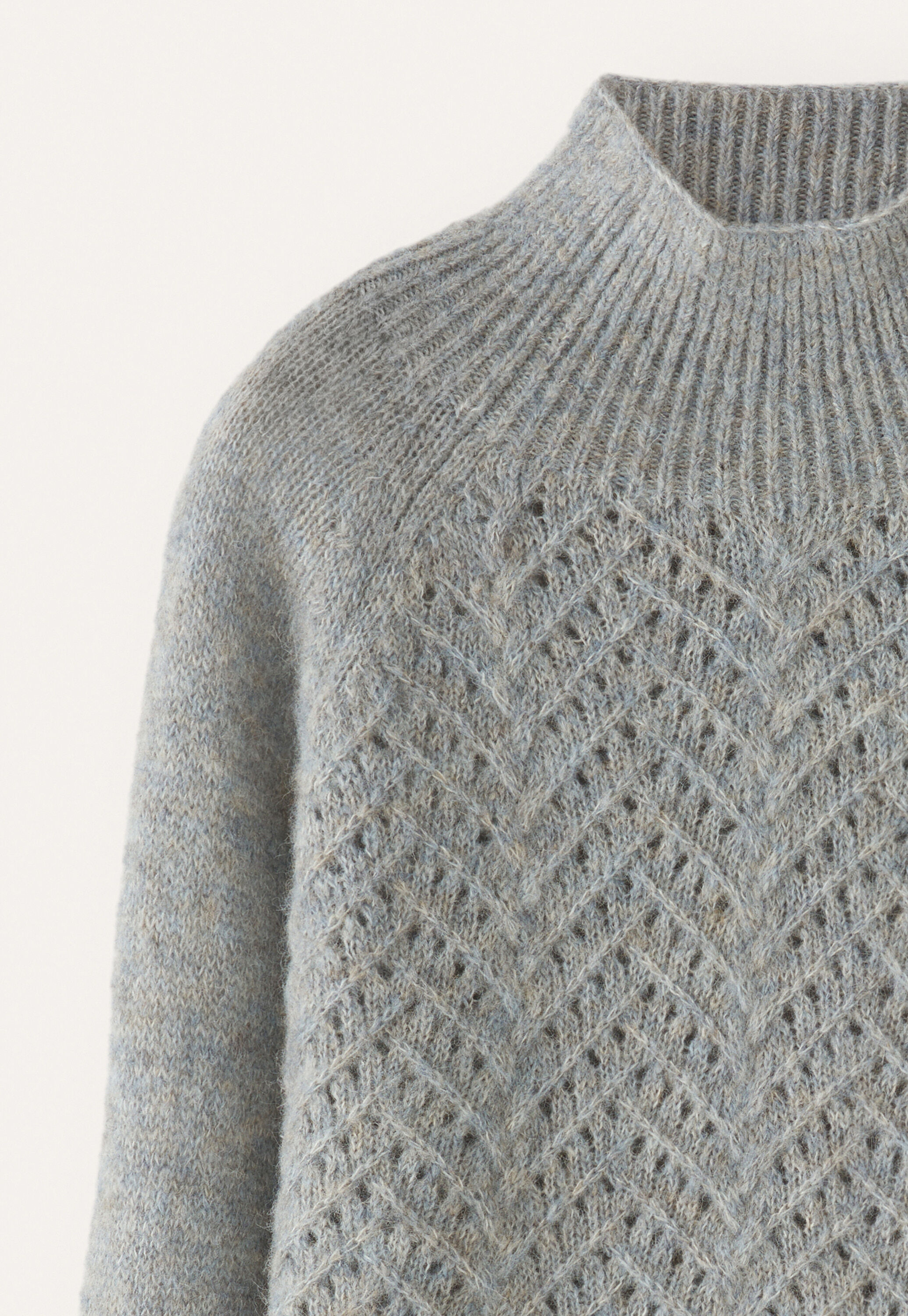 Cable-stitch sweater