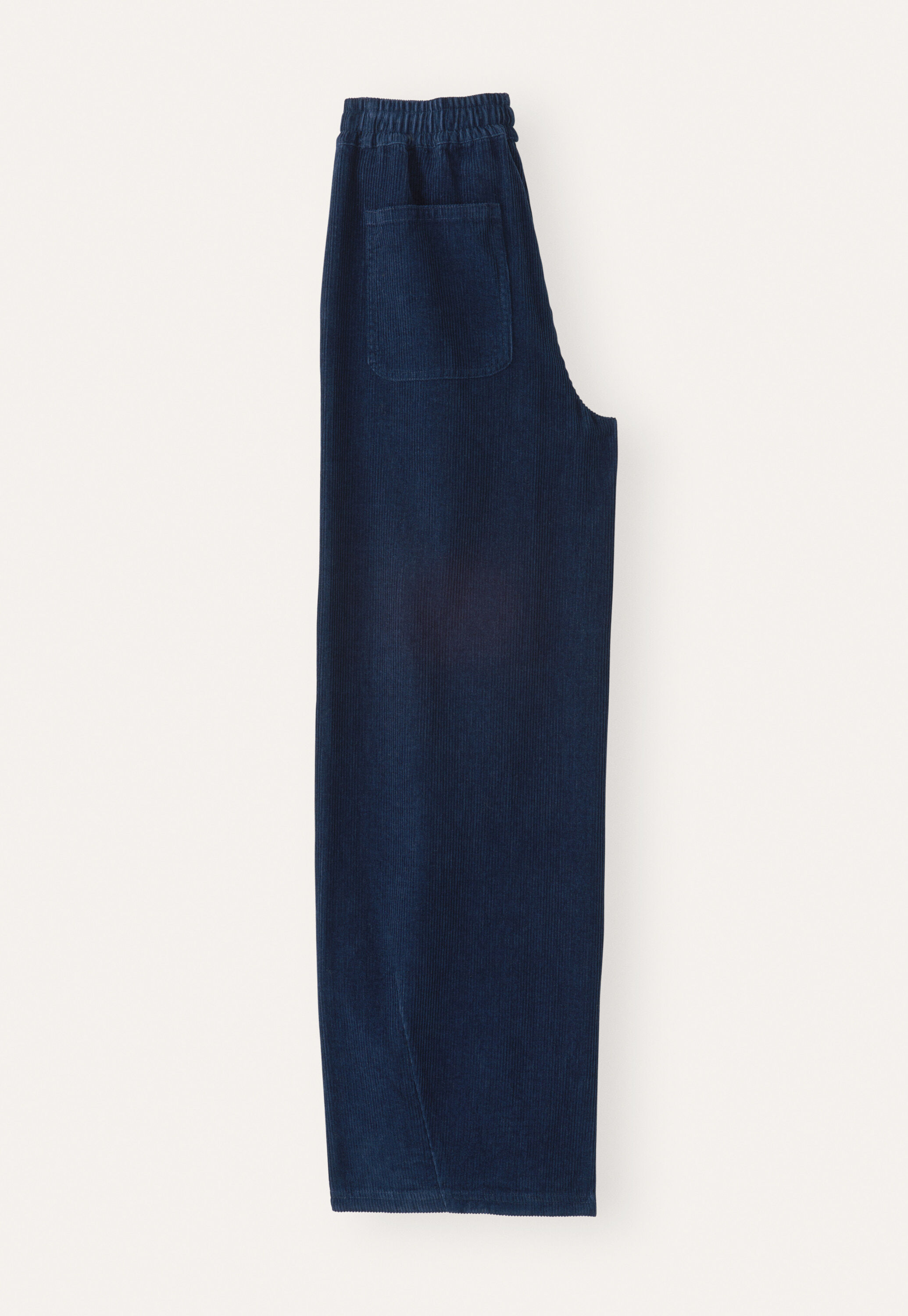 Cord dart-hem trousers