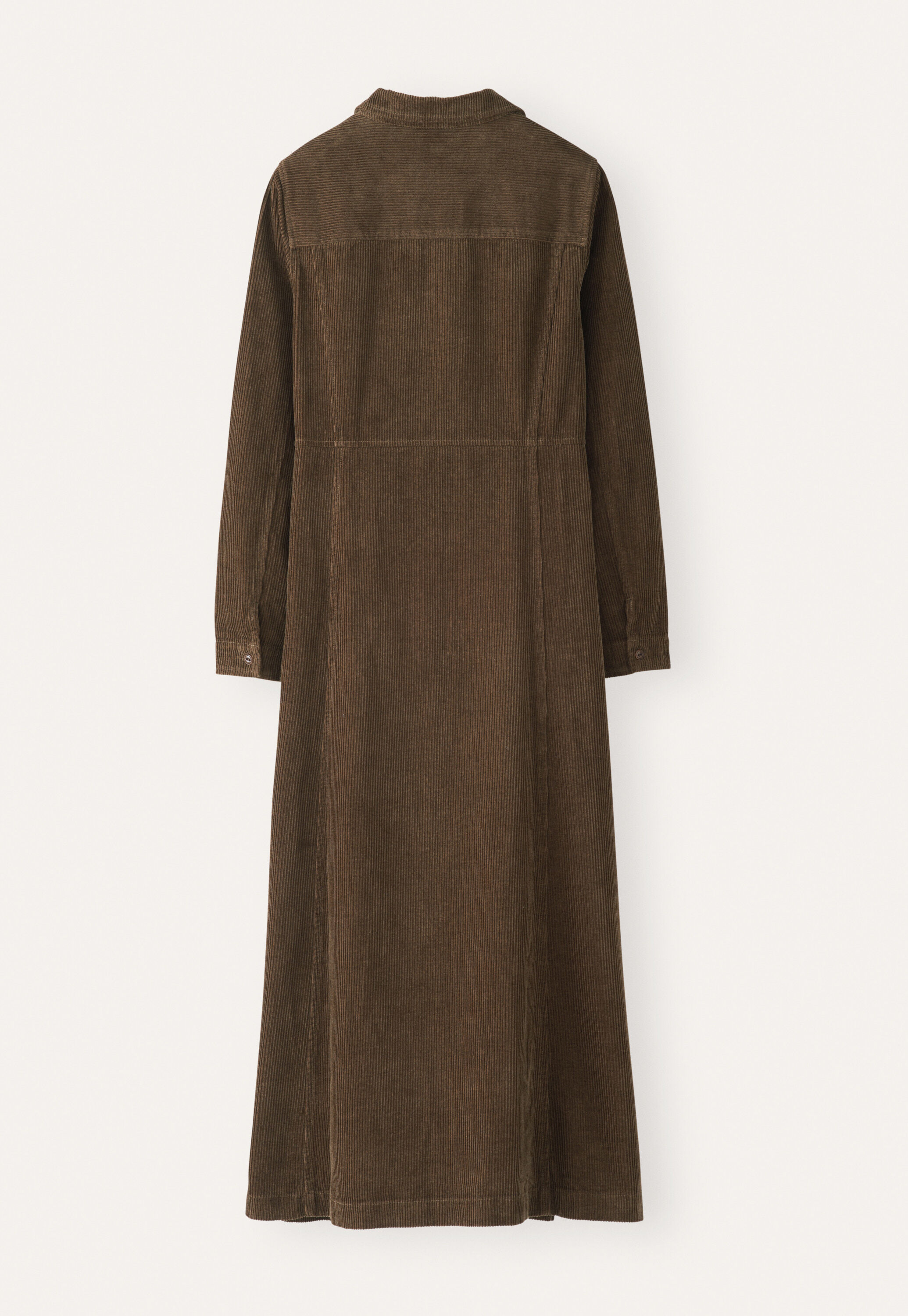 Cord panelled dress