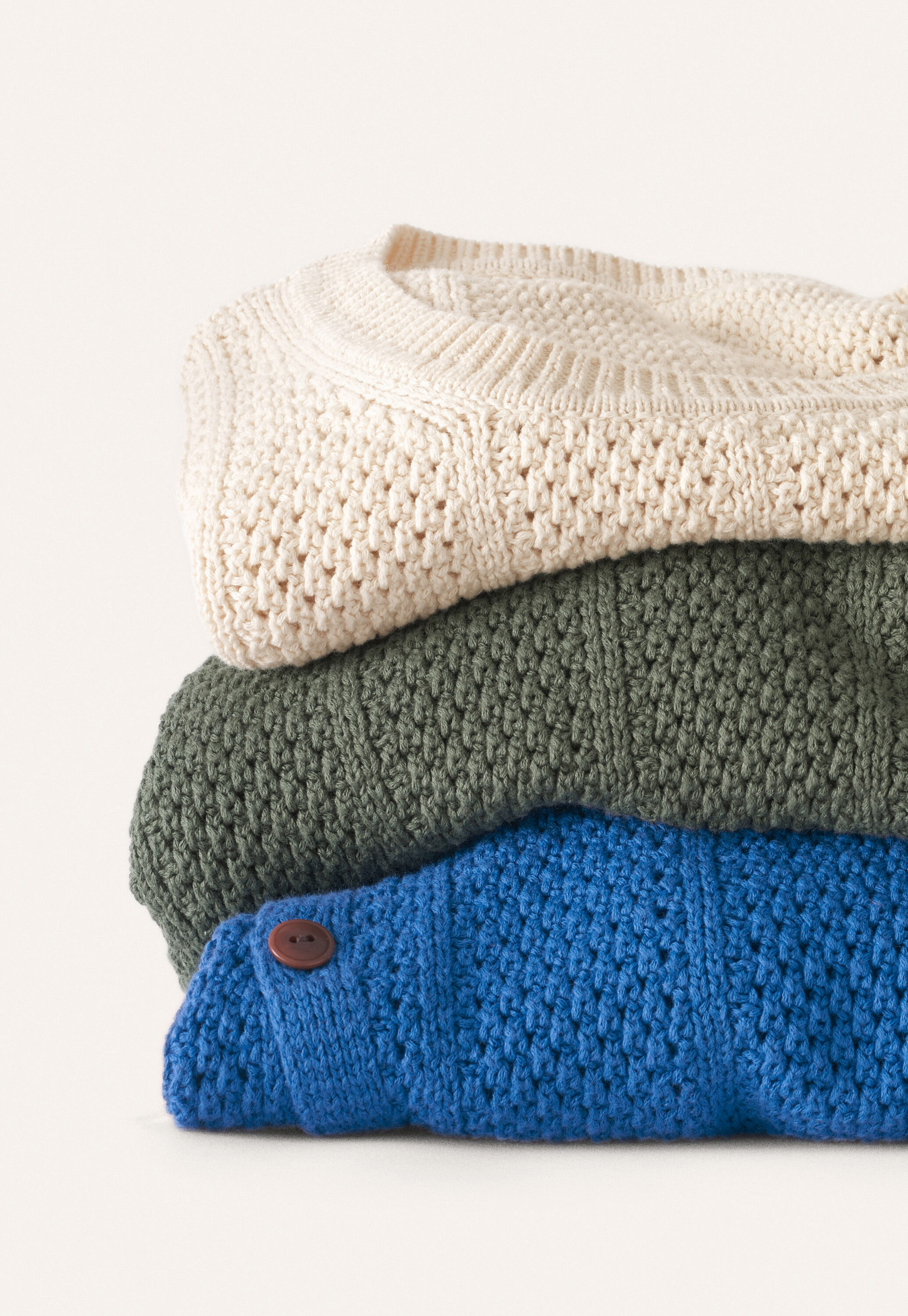 Cable sweater
