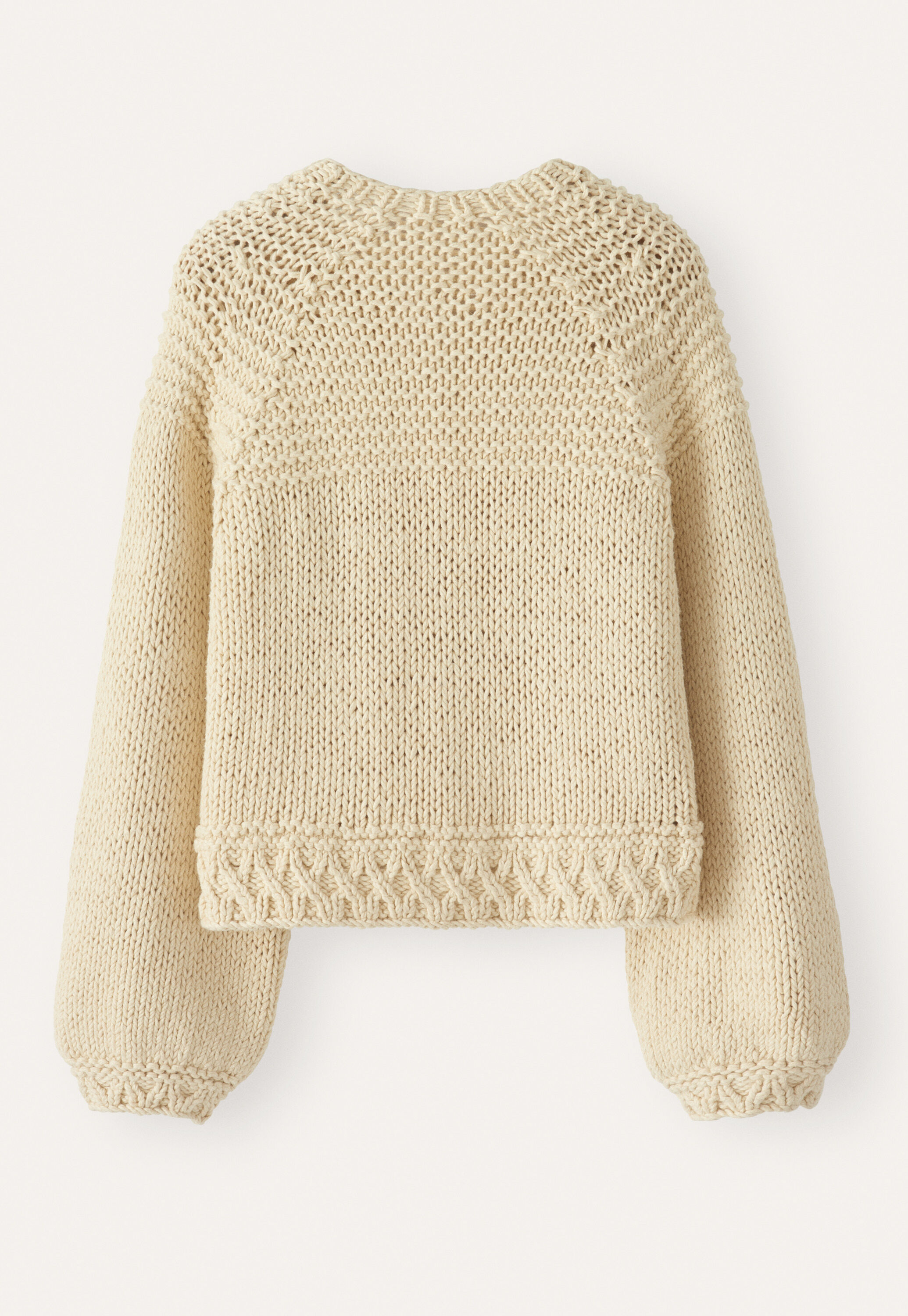Hand-knitted cardigan