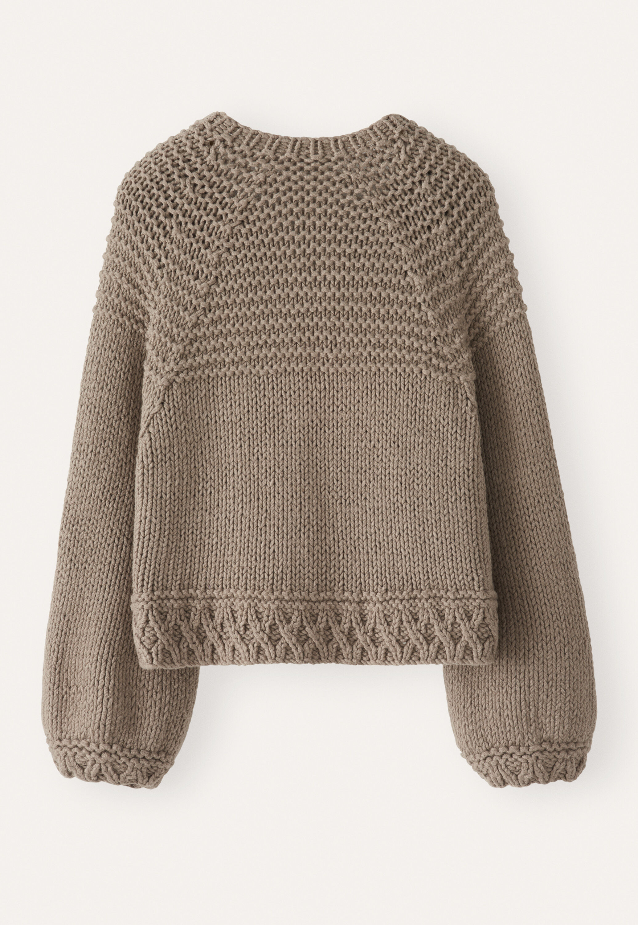 Hand-knitted cardigan