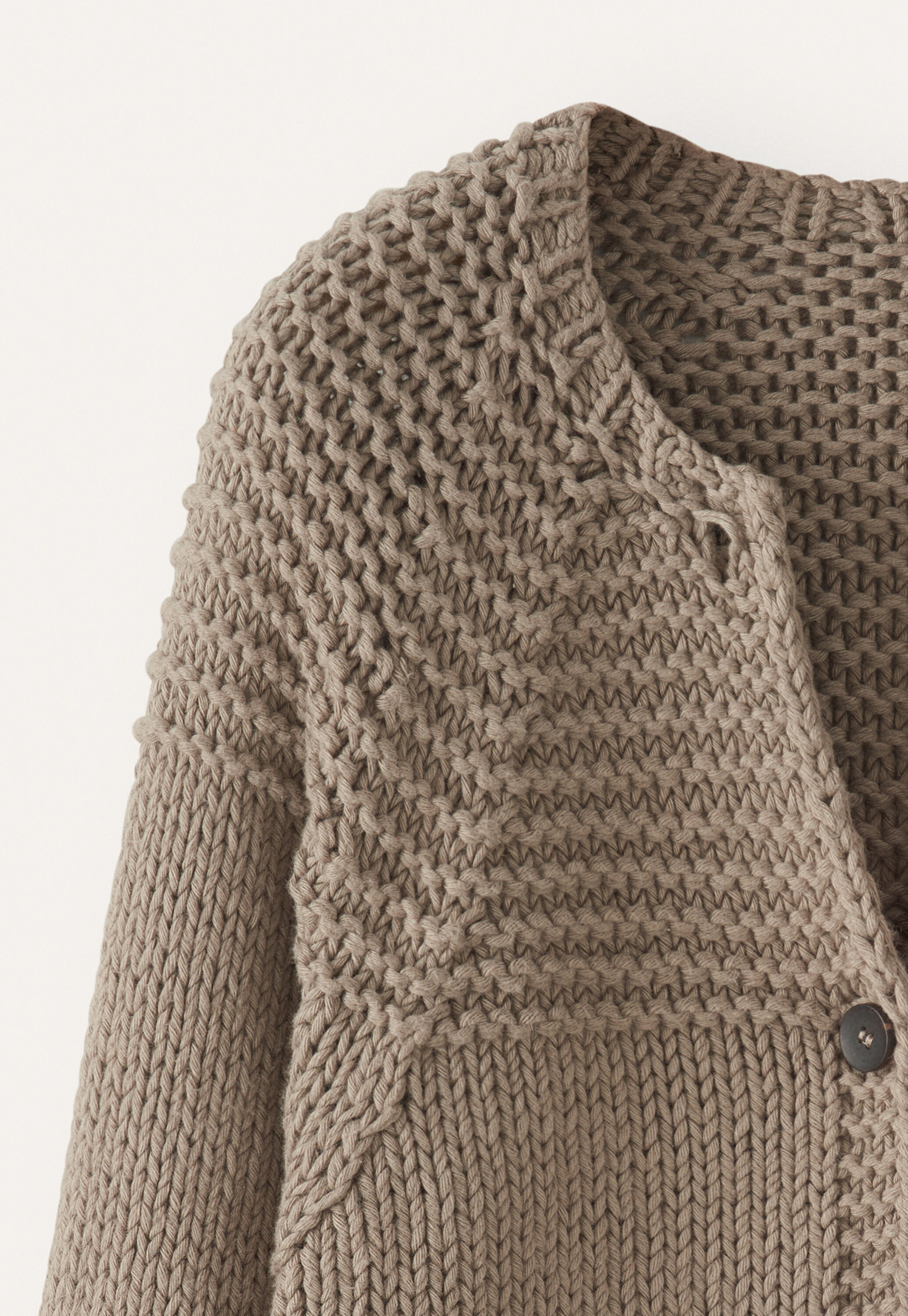 Hand-knitted cardigan