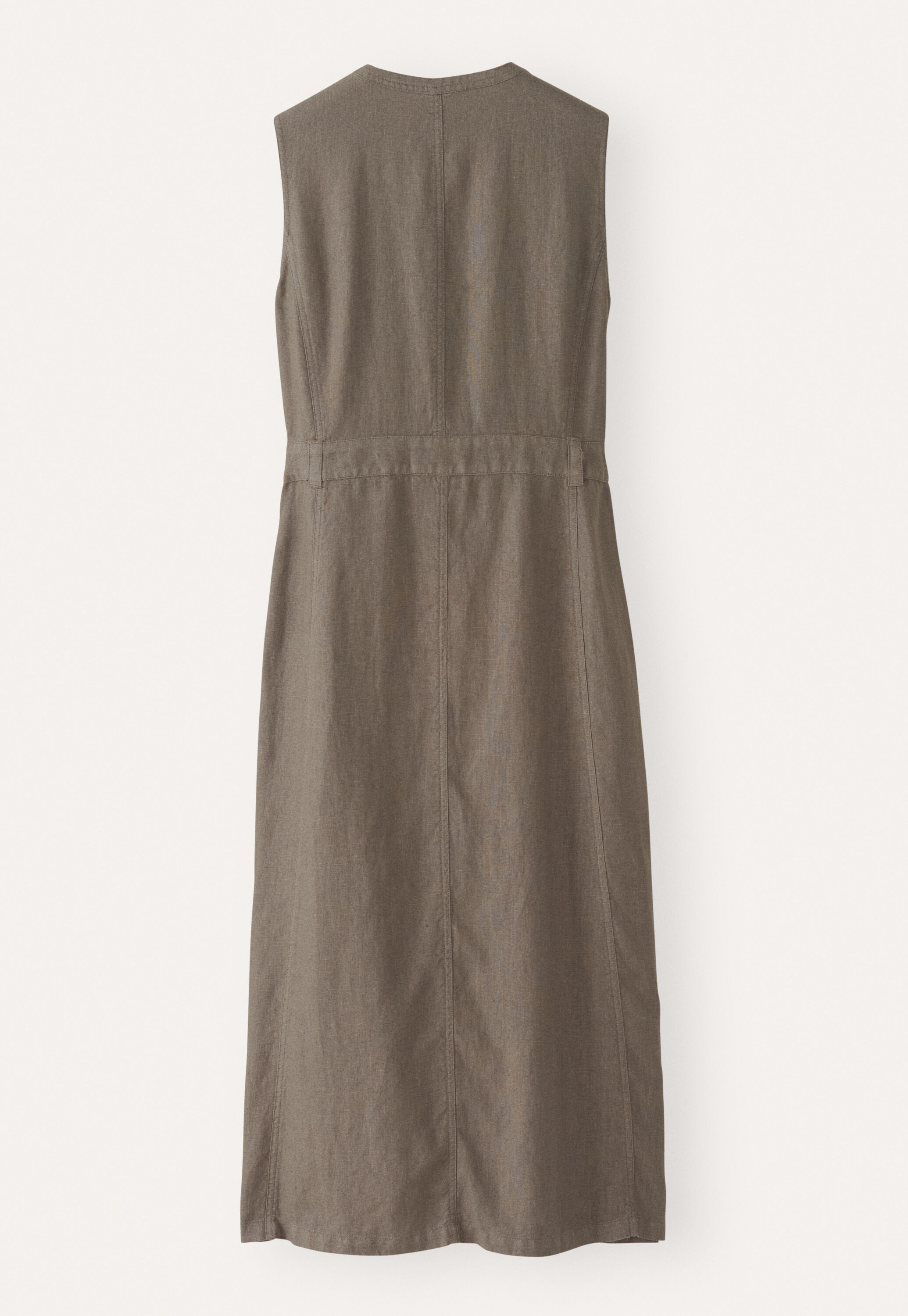 Sleeveless zipped dress