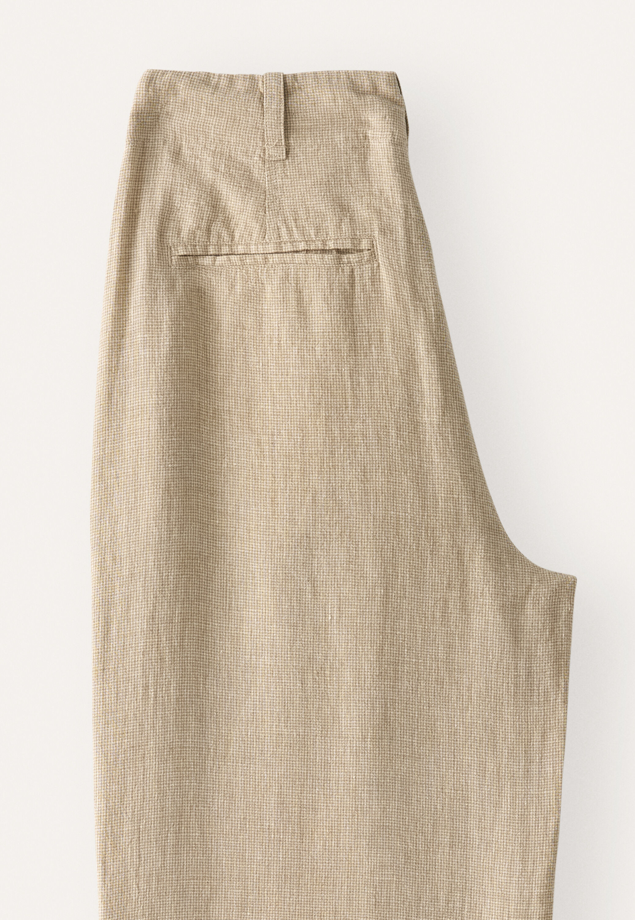 Pleat-front trousers