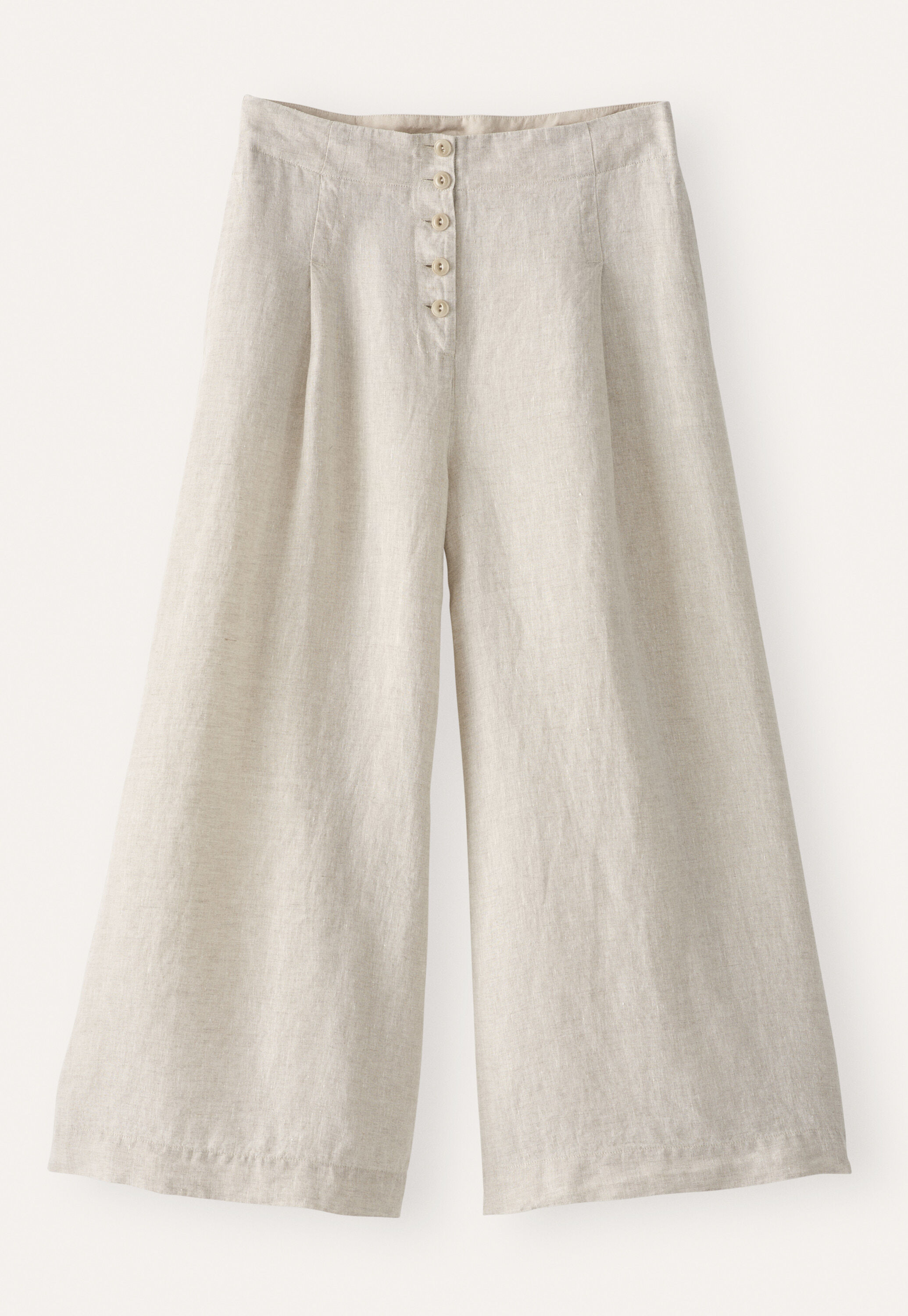 Pleat-front culottes