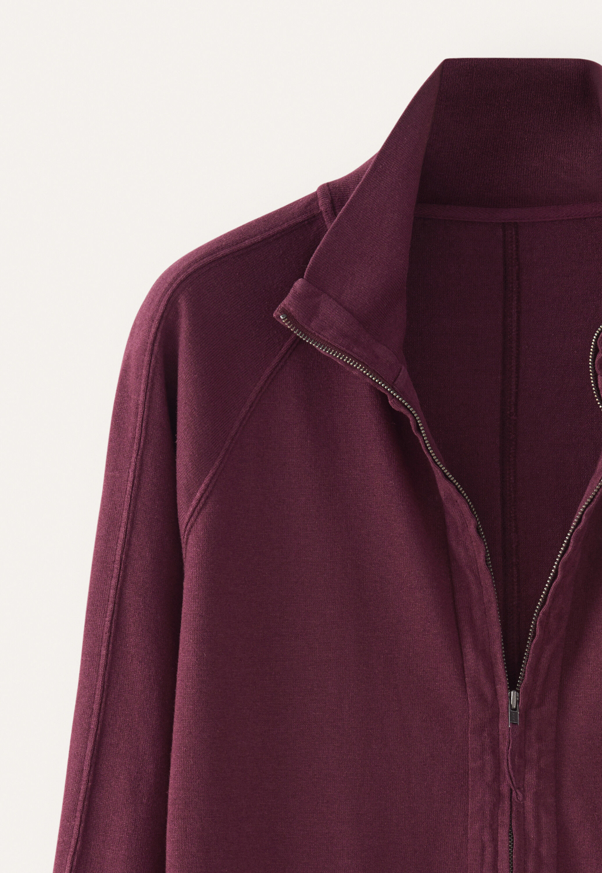 Zip-front jacket, Claret, large